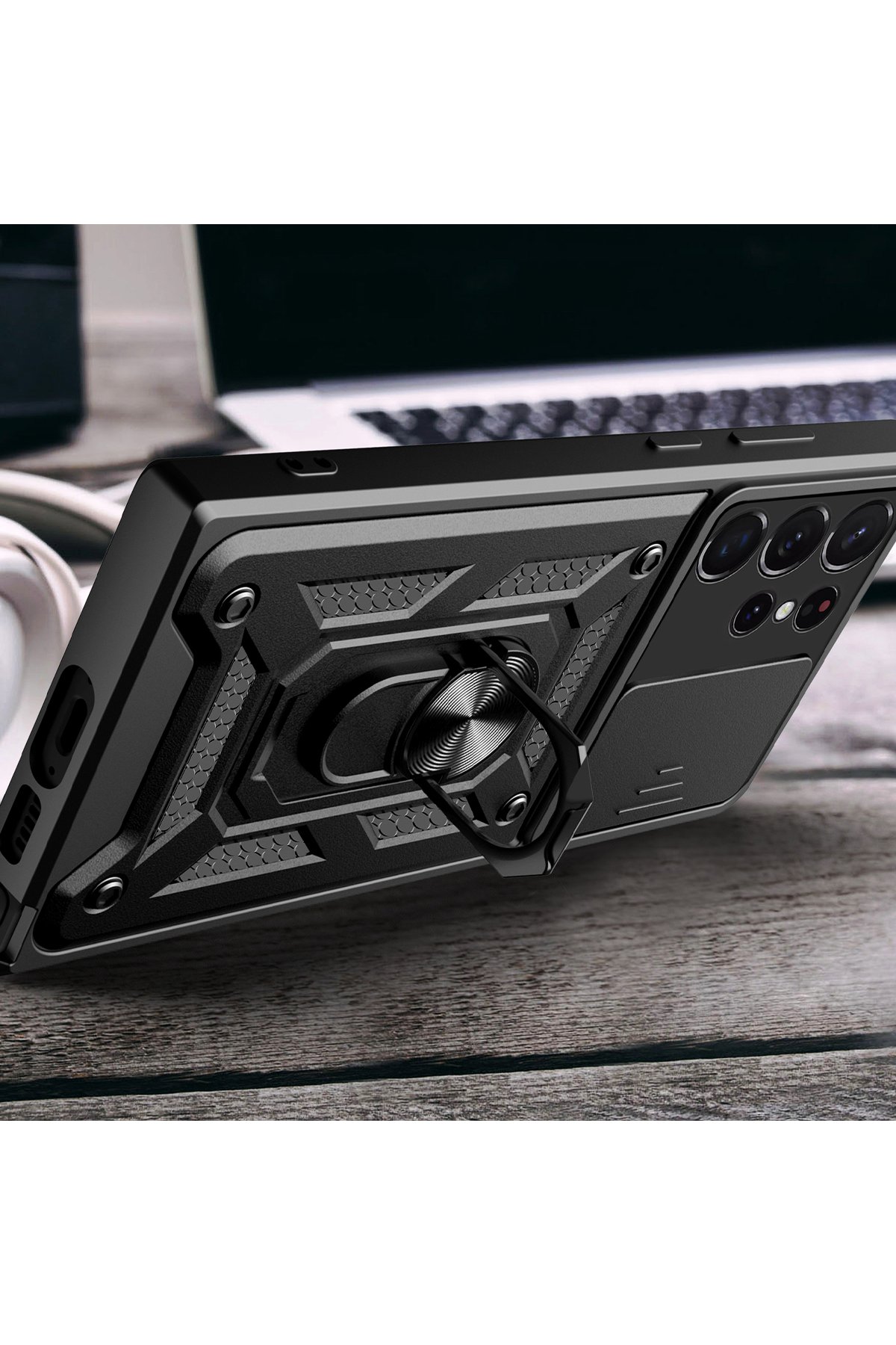 Newface Samsung Galaxy S23 Ultra Kılıf Mirror Desenli Kapak - Mirror - 4