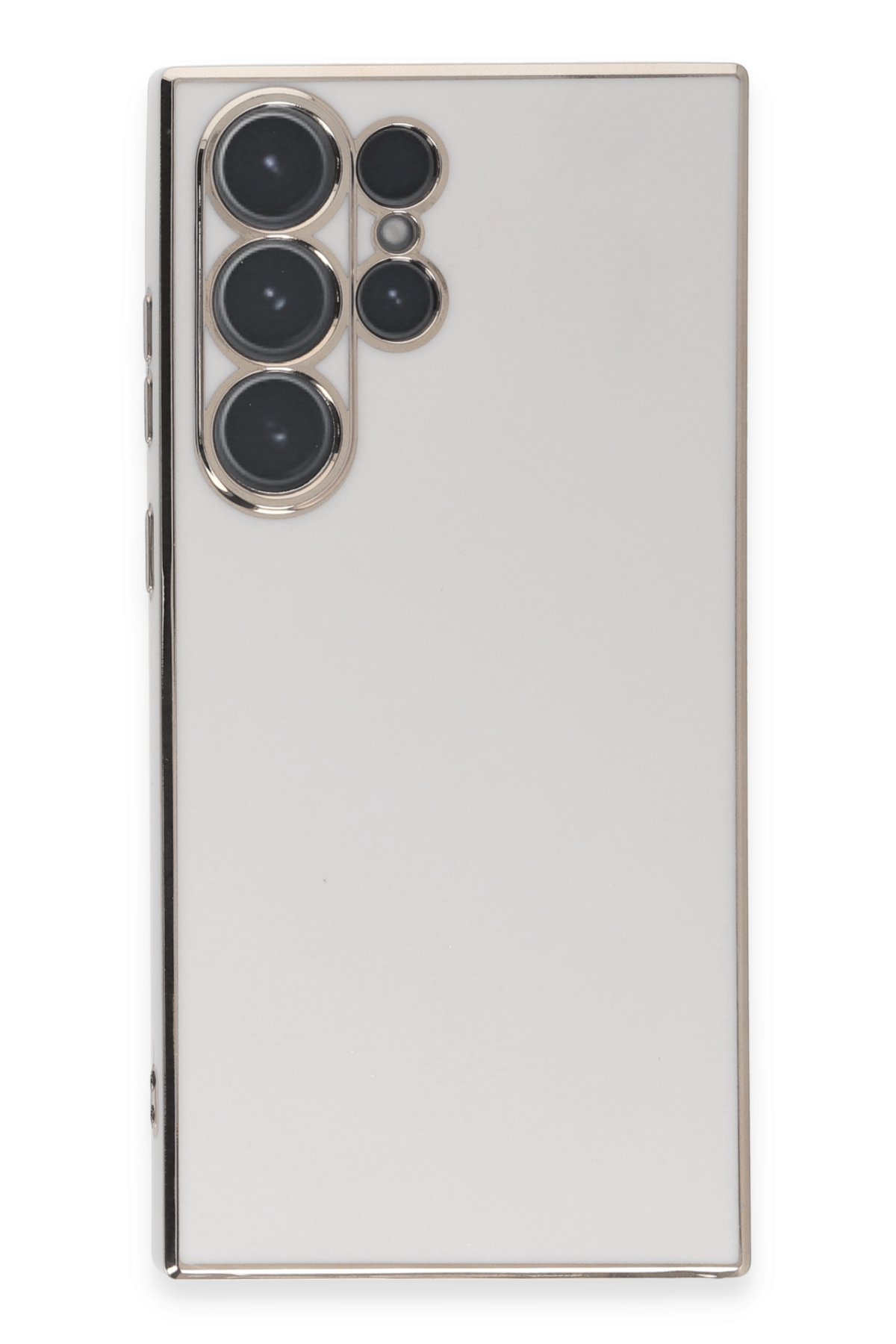 Newface Samsung Galaxy S23 Ultra Kılıf Montreal Yüzüklü Silikon Kapak - Kırmızı