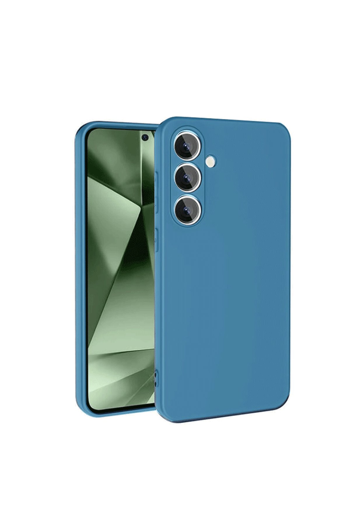 Newface Samsung Galaxy S24 FE Raze Metal Kamera Lens - Gümüş