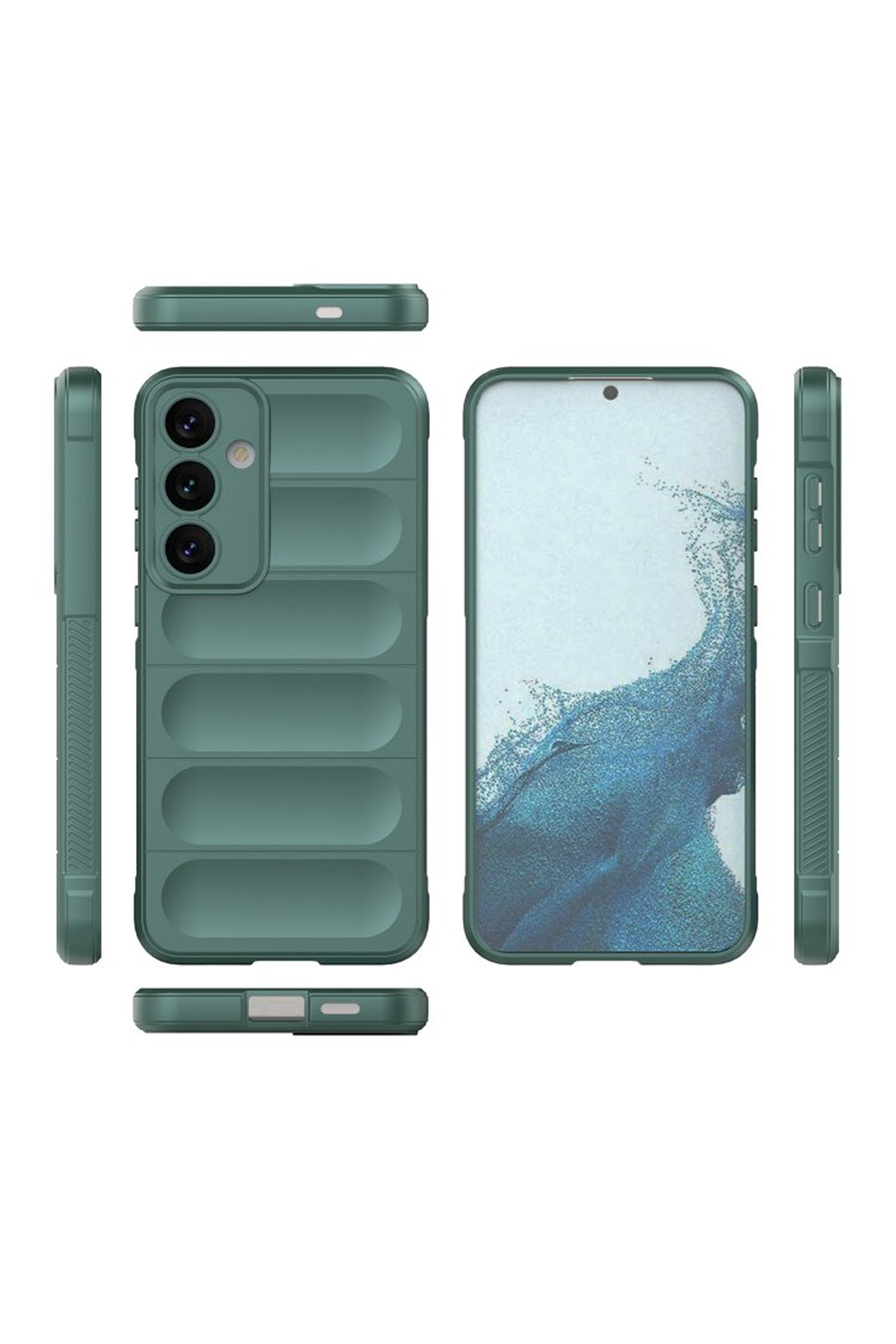 Newface Samsung Galaxy S24 FE Kılıf Flip Cover - Kırmızı