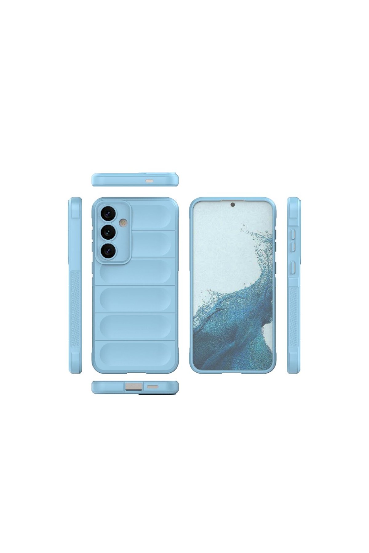 Newface Samsung Galaxy S24 FE Kılıf Aras Deri Kapak - Kırmızı