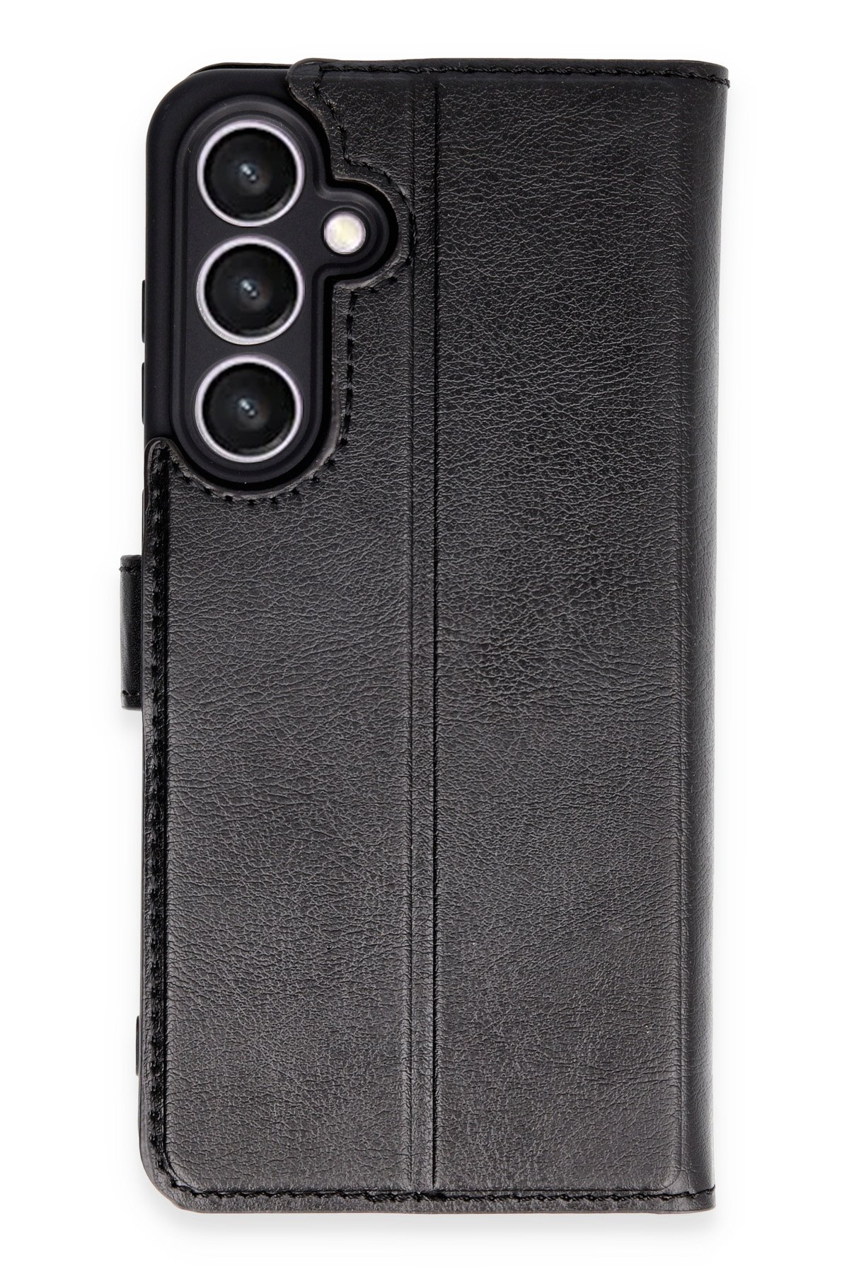 Newface Samsung Galaxy S24 FE Kılıf Razer Lensli Silikon - Siyah