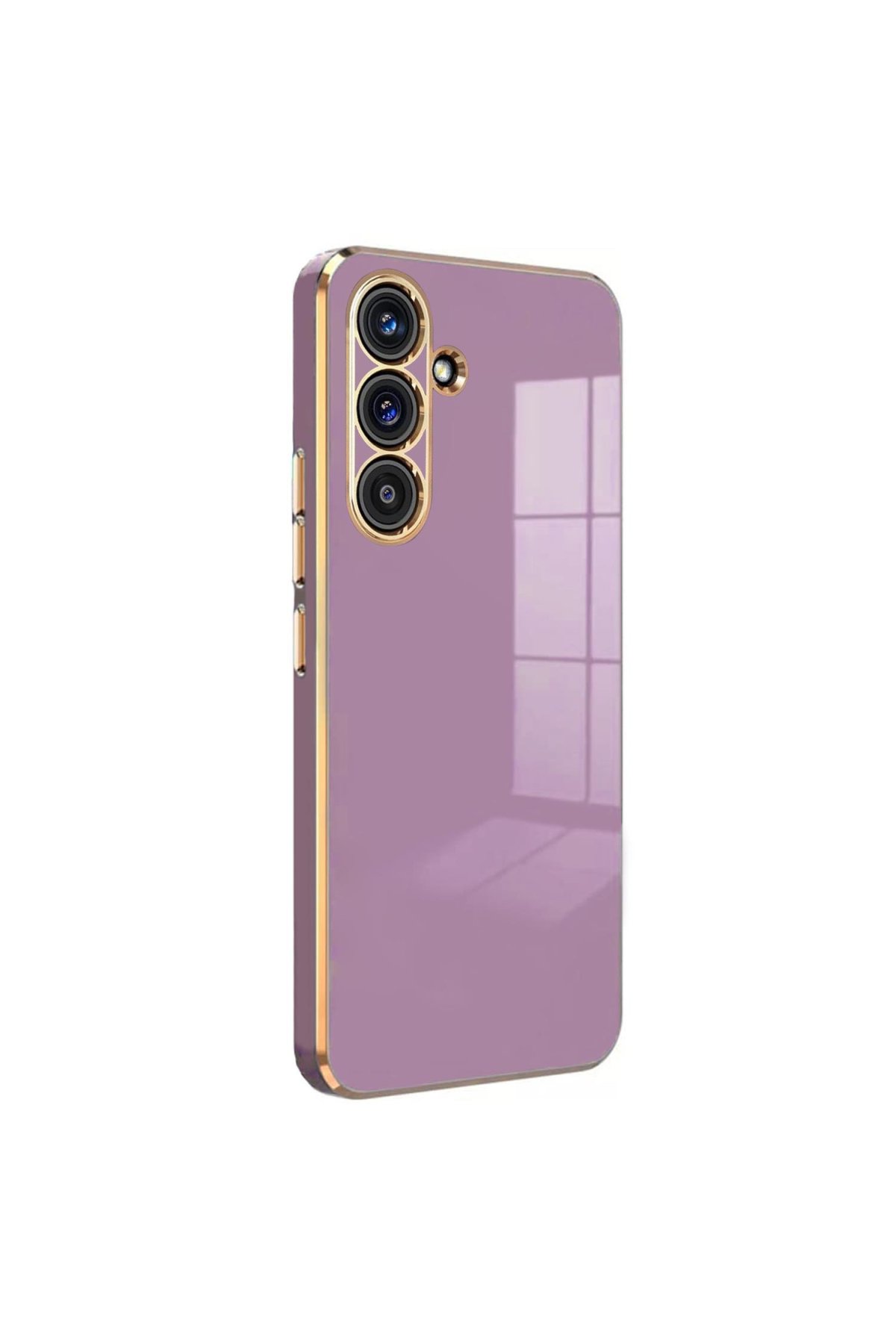 Newface Samsung Galaxy S24 FE Kılıf Pars Lens Yüzüklü Silikon - Kırmızı