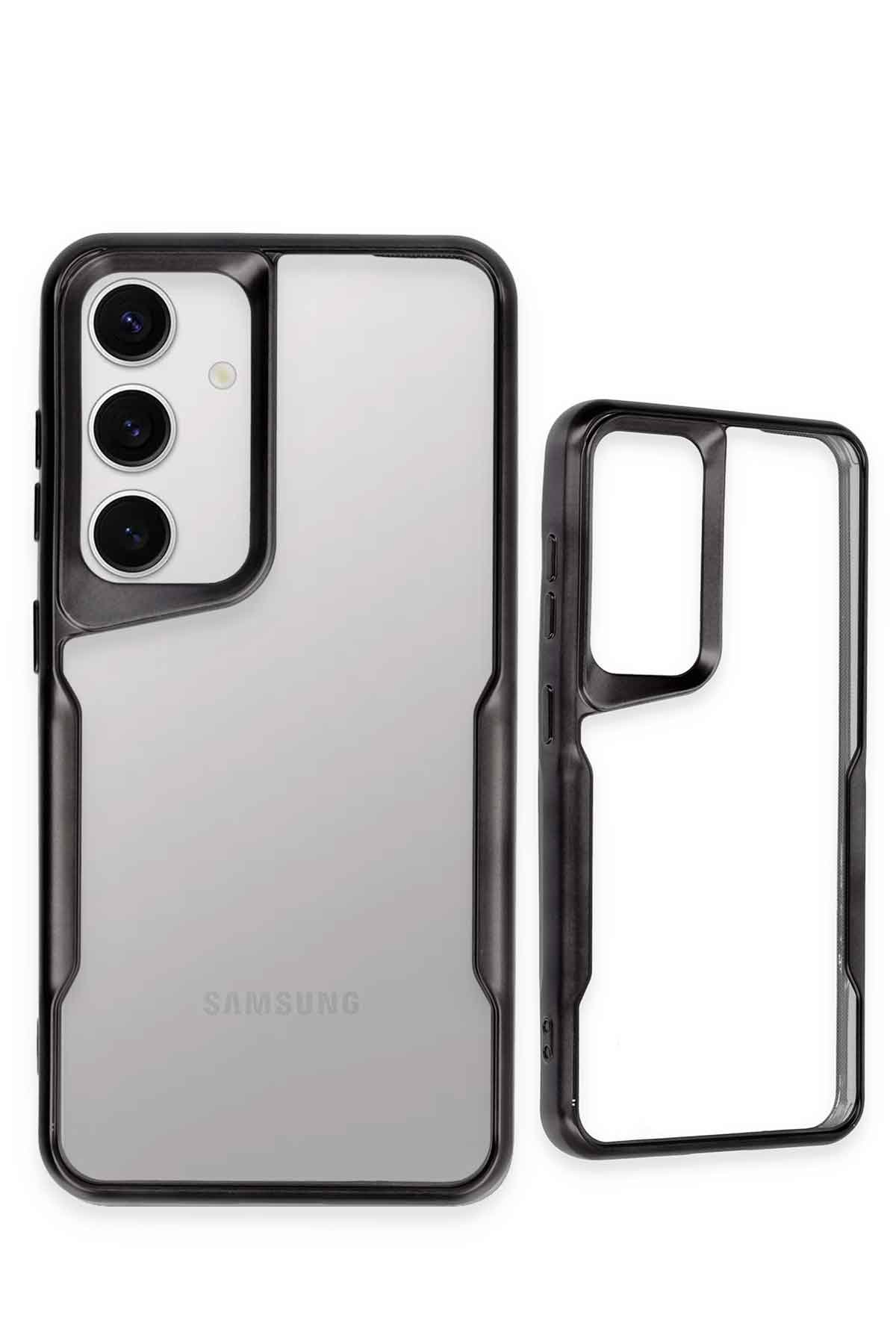 Newface Samsung Galaxy S24 Kılıf Nano içi Kadife Silikon - Mor