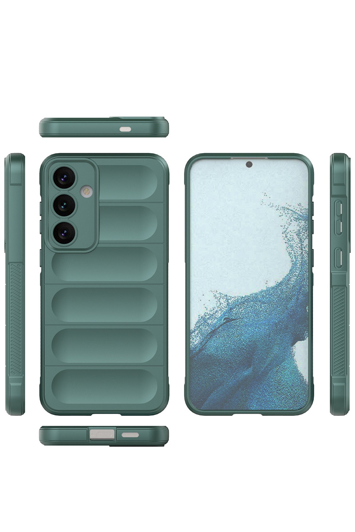 Newface Samsung Galaxy S24 Kılıf First Silikon - Kırmızı