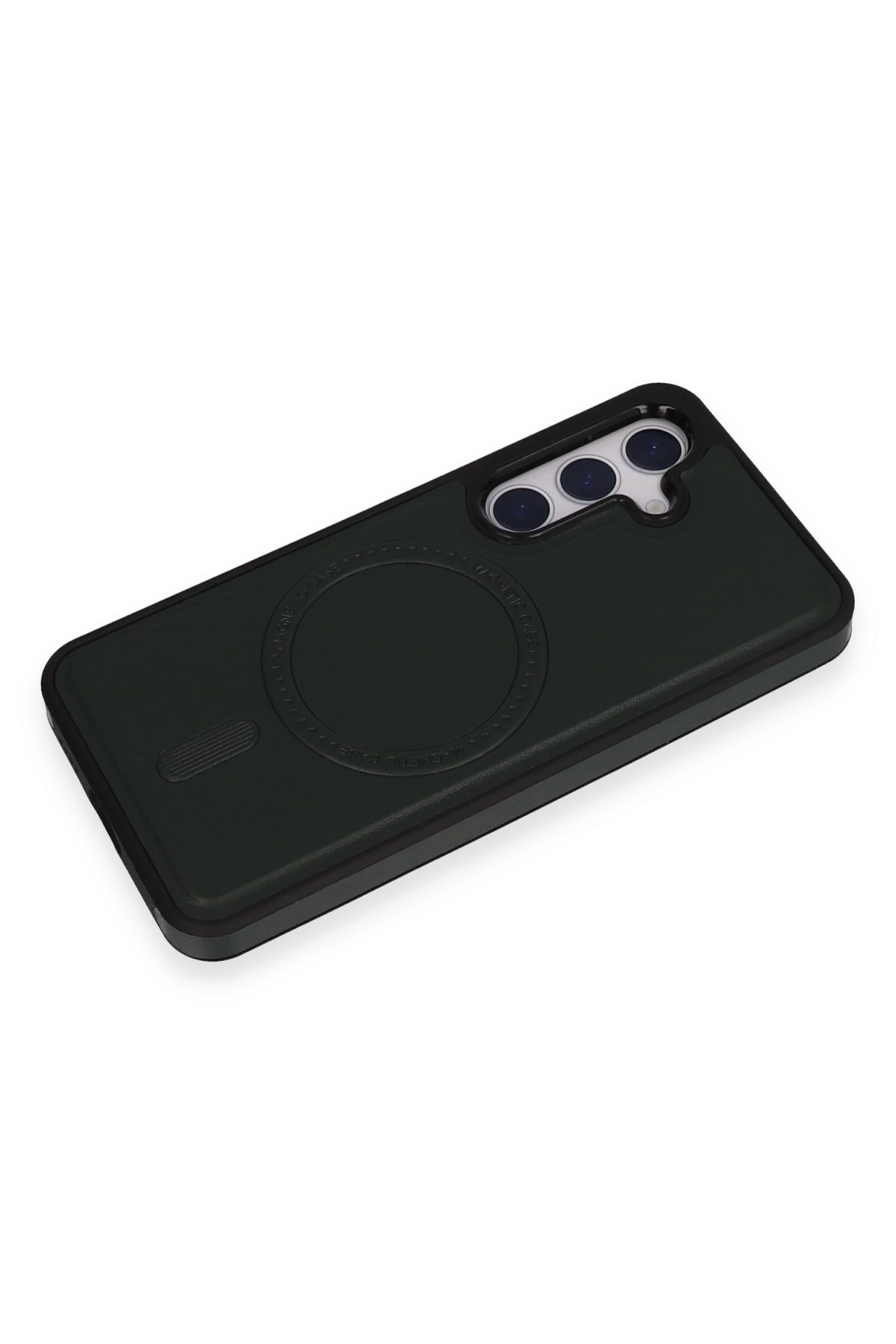 Newface Samsung Galaxy S24 Kılıf Nano içi Kadife Silikon - Koyu Yeşil