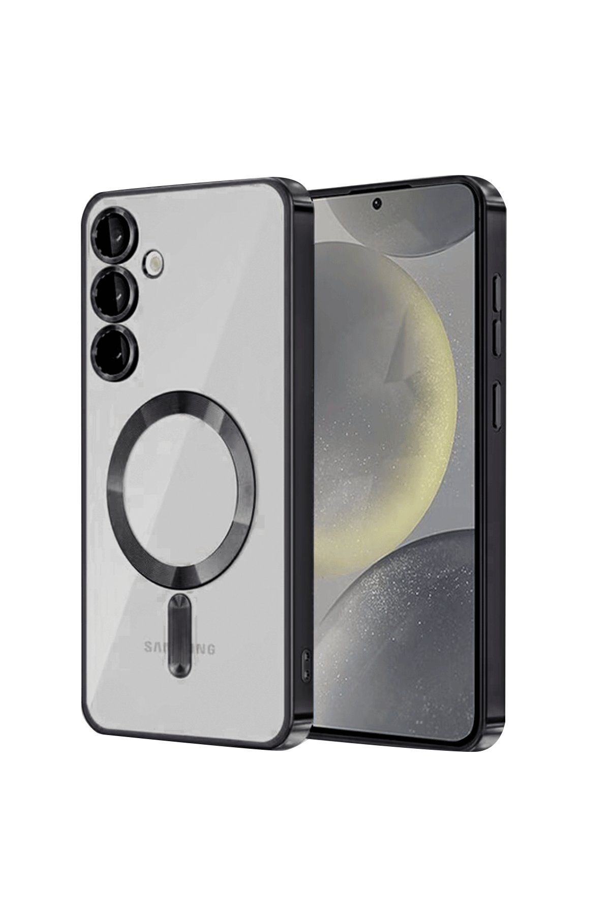 Newface Samsung Galaxy S24 Plus Kılıf First Silikon - Siyah