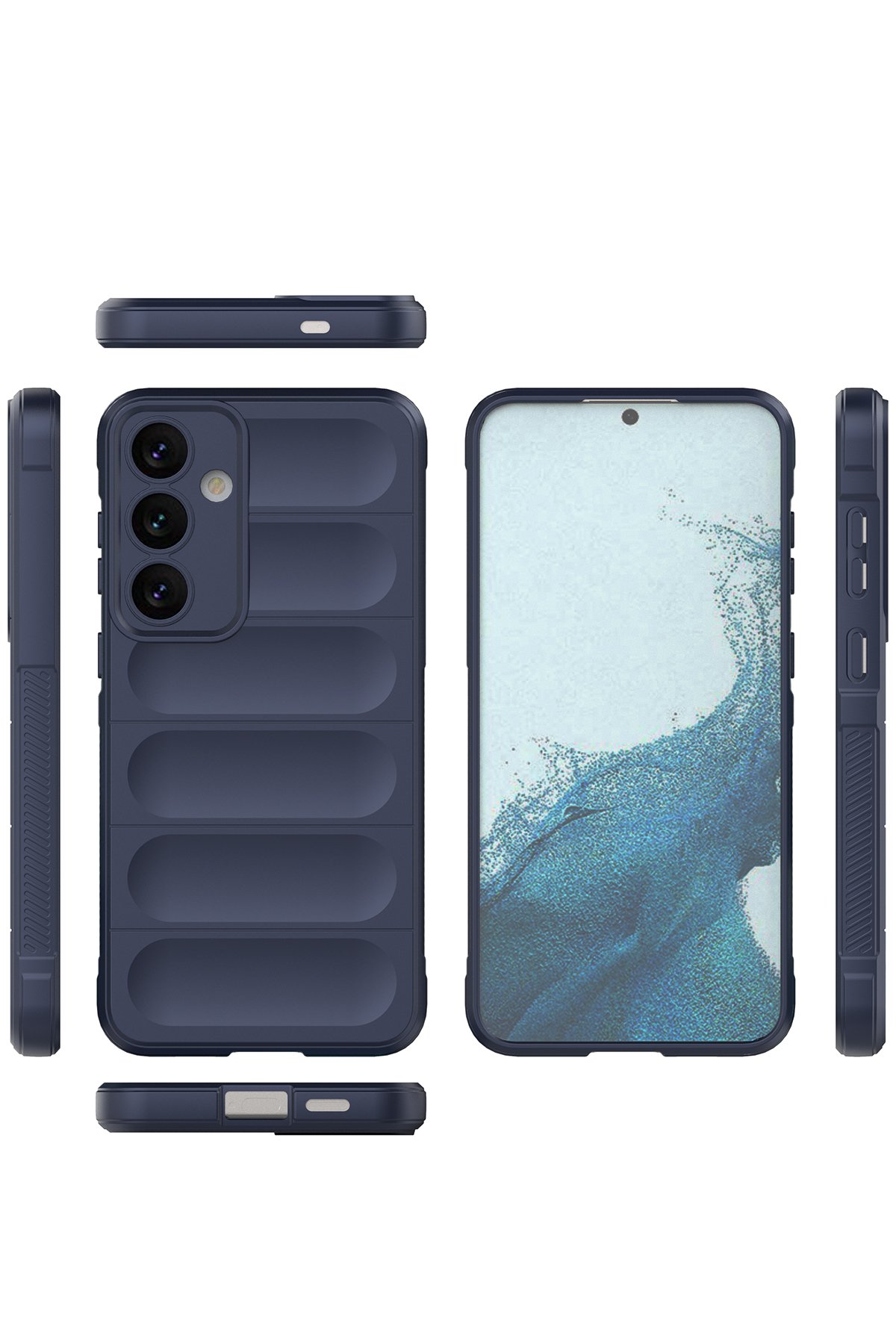 Newface Samsung Galaxy S24 Plus Kılıf Airmax Silikon Kapak - Koyu Yeşil