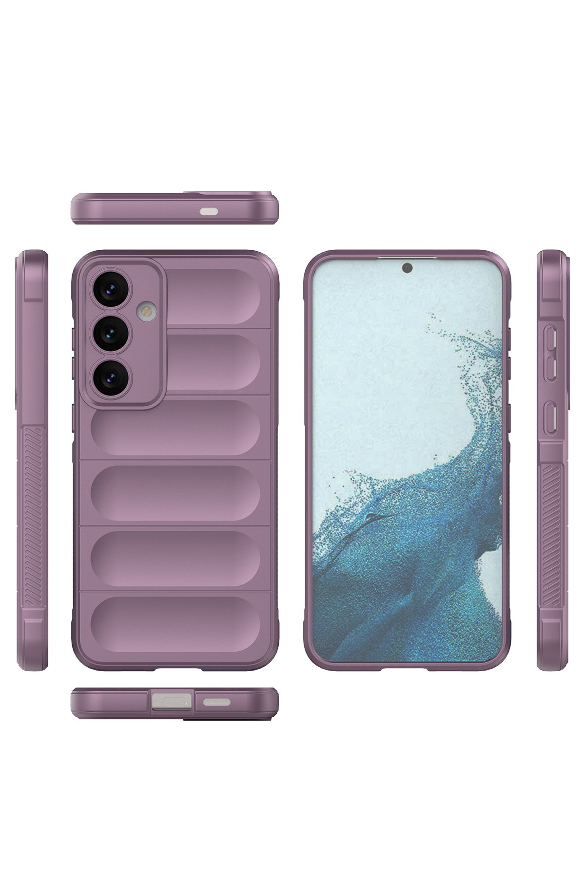 Newface Samsung Galaxy S24 Plus Kılıf Volet Silikon - Pembe