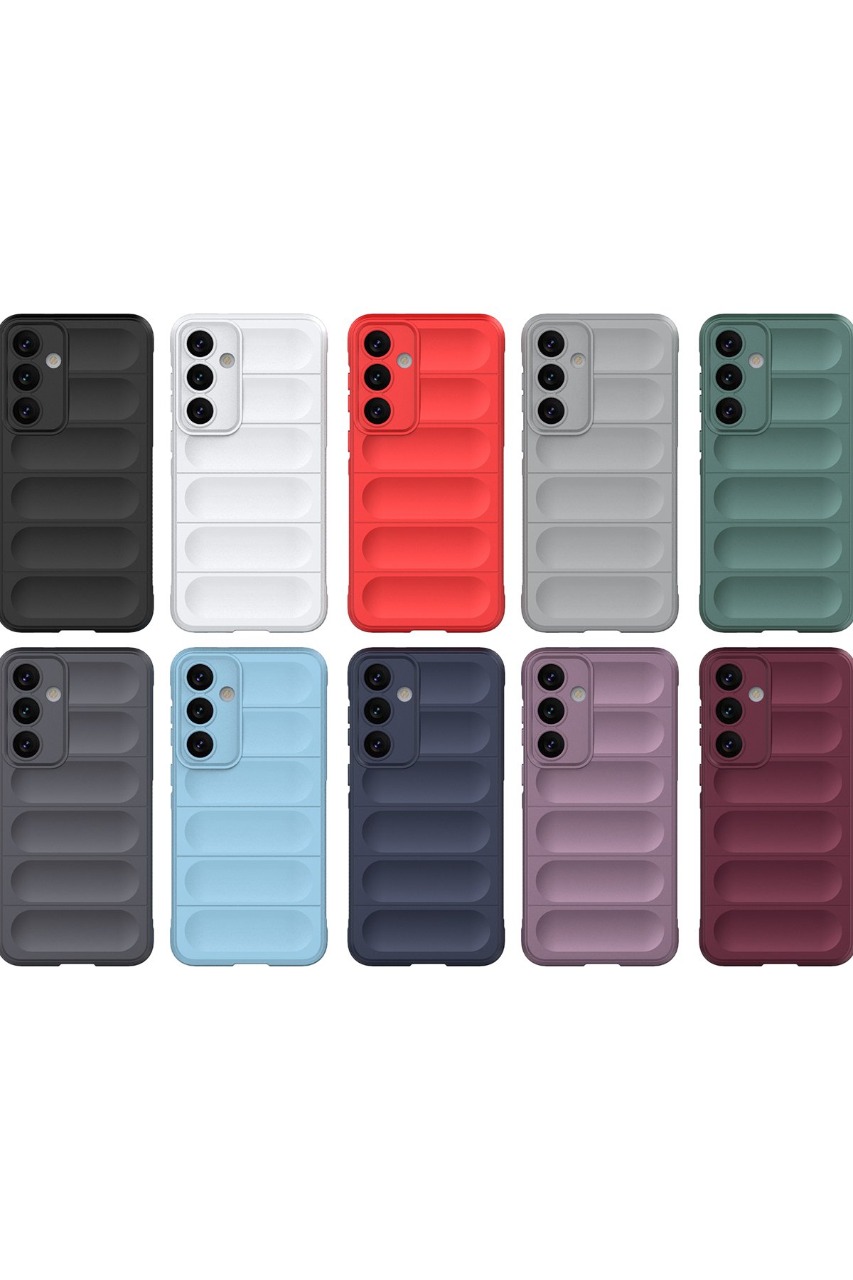 Newface Samsung Galaxy S24 Plus Kılıf Volet Silikon - Beyaz