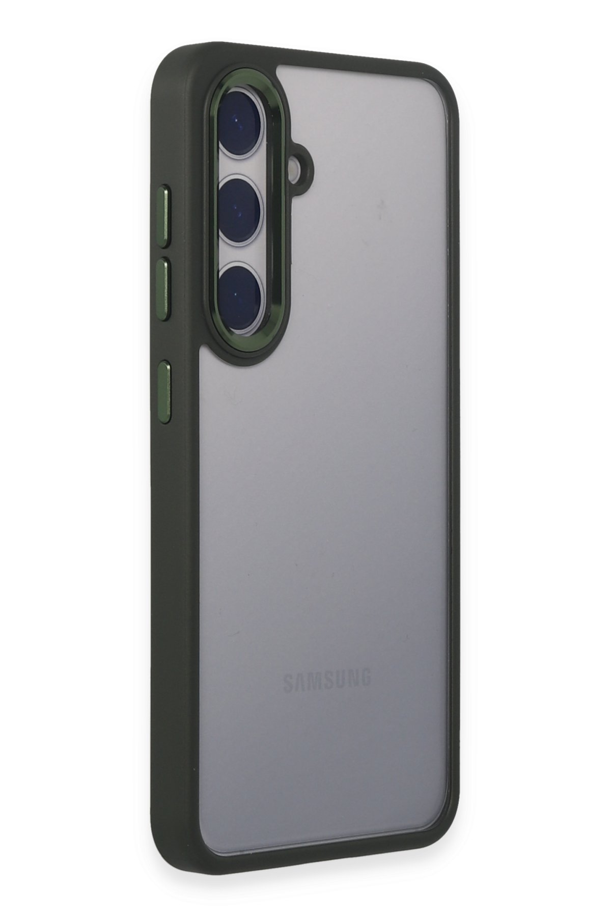 Newface Samsung Galaxy S24 Plus Kılıf Ozzi Magsafe Deri Kapak - Lacivert