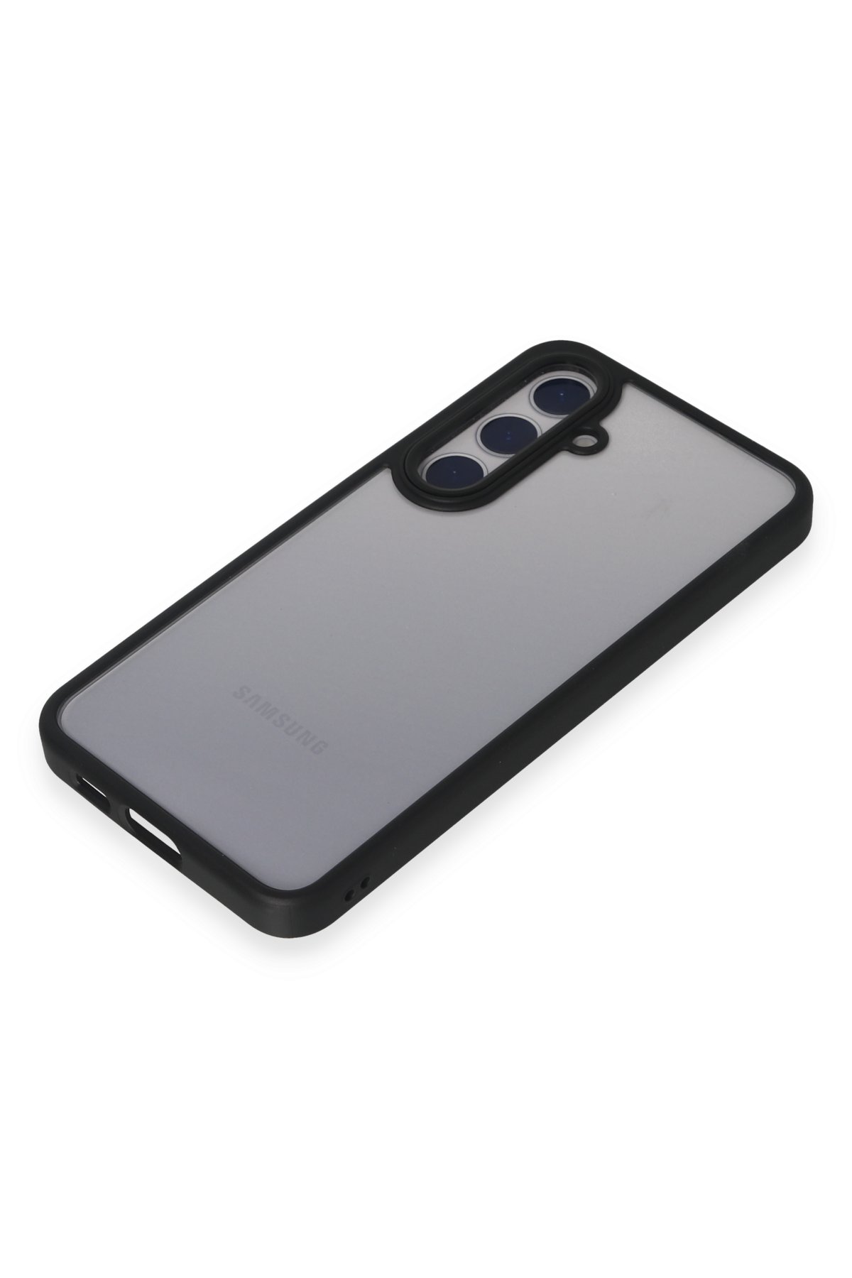 Newface Samsung Galaxy S24 Plus Kılıf Razer Lensli Silikon - Mor