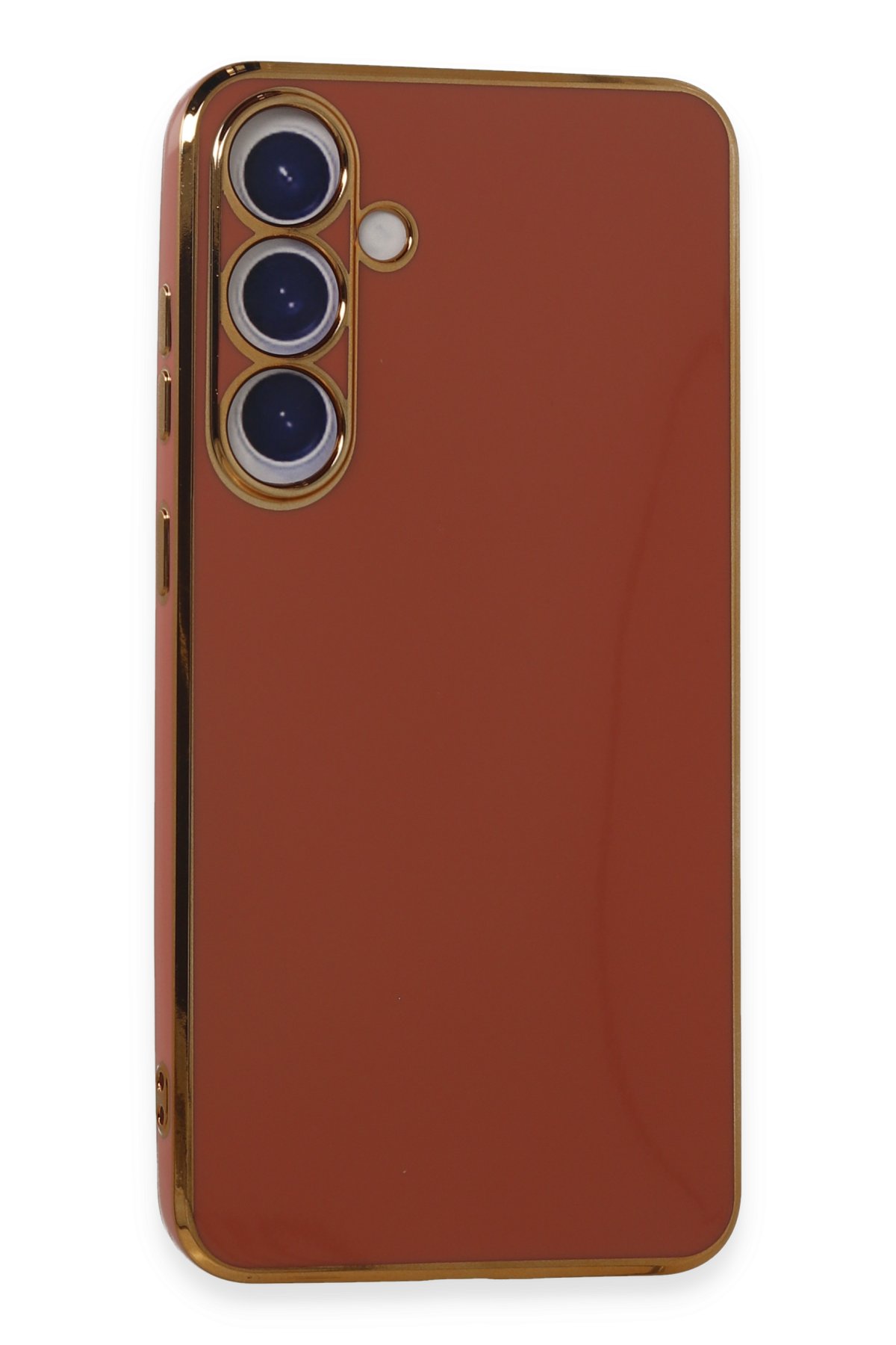 Newface Samsung Galaxy S24 Plus Kılıf Trend S Plus Kapaklı Kılıf - Taba
