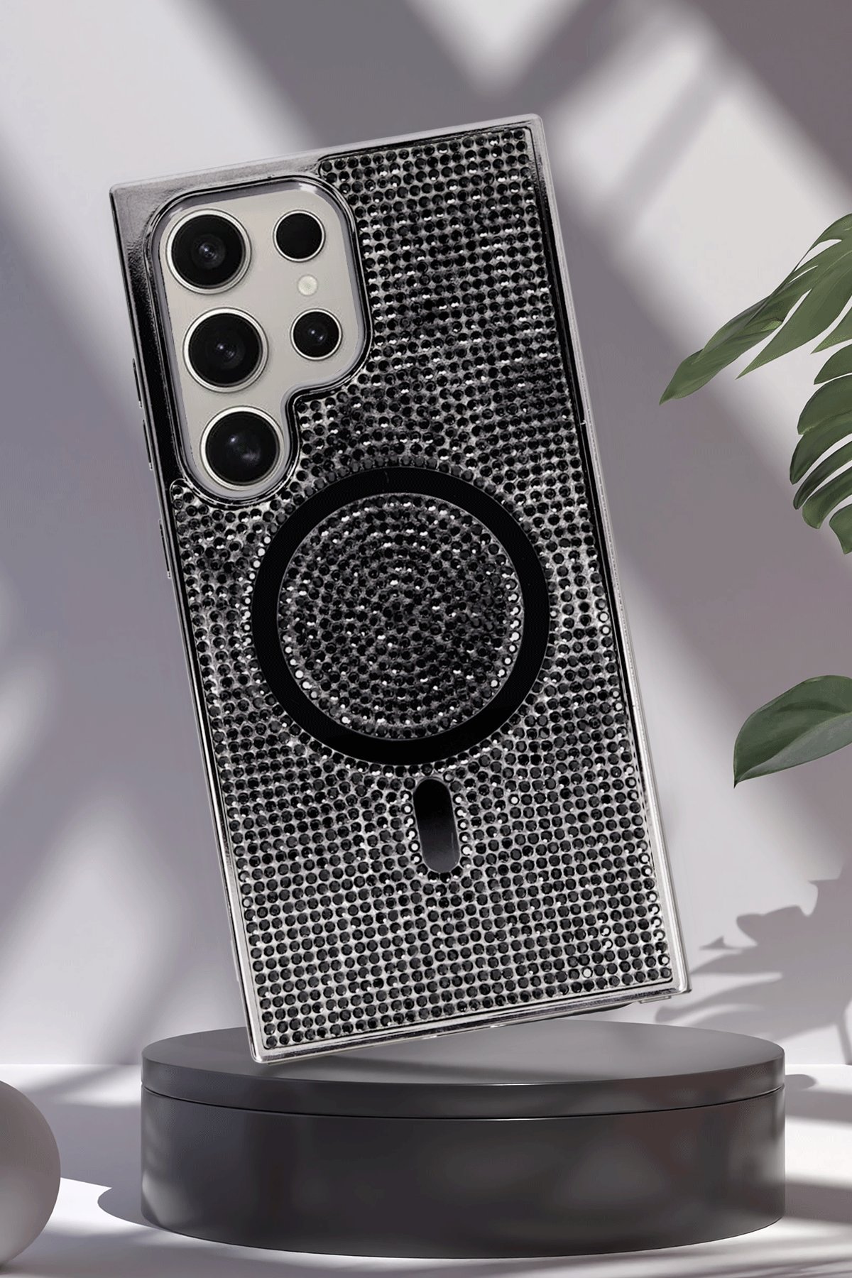 Newface Samsung Galaxy S24 Ultra Kılıf Trend S Plus Kapaklı Kılıf - Kırmızı