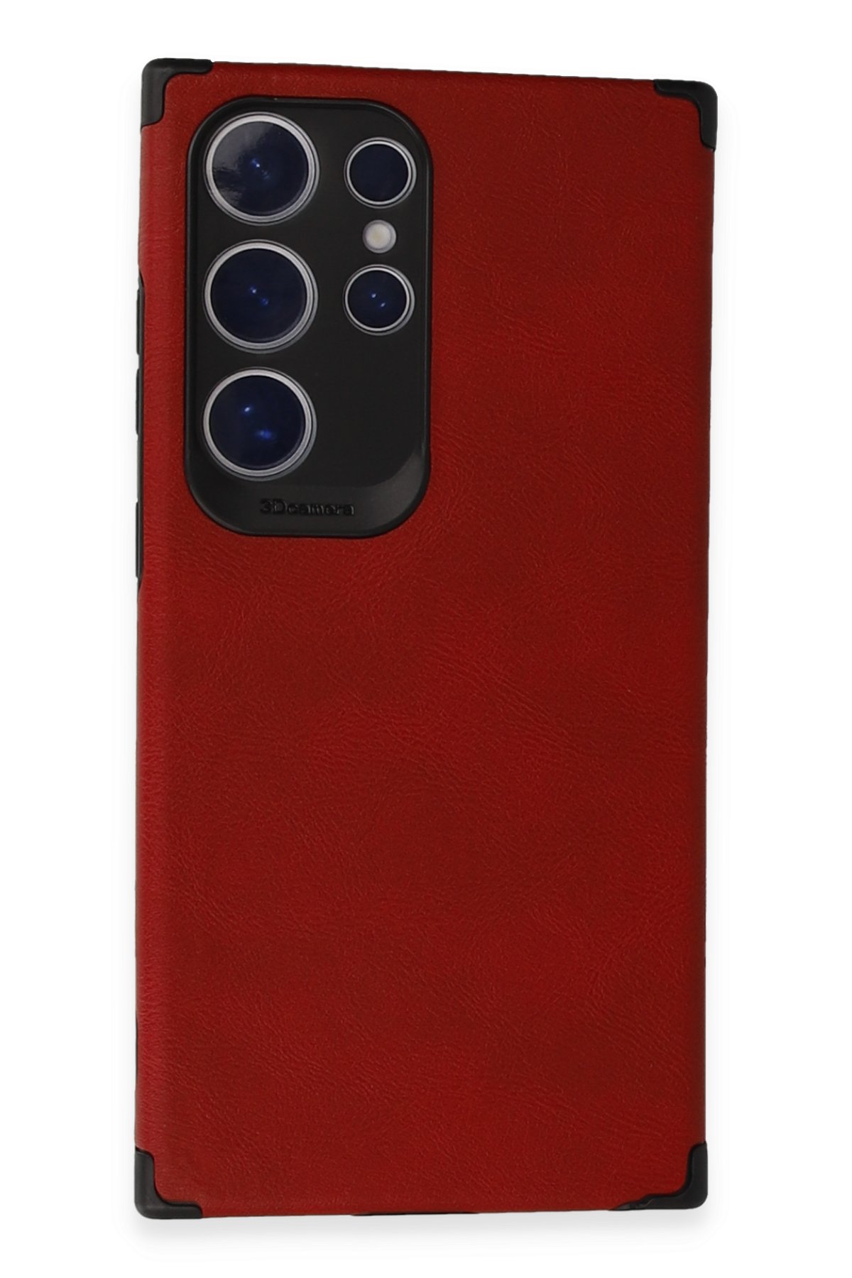 Newface Samsung Galaxy S24 Ultra Kılıf Pars Lens Yüzüklü Silikon - Gold