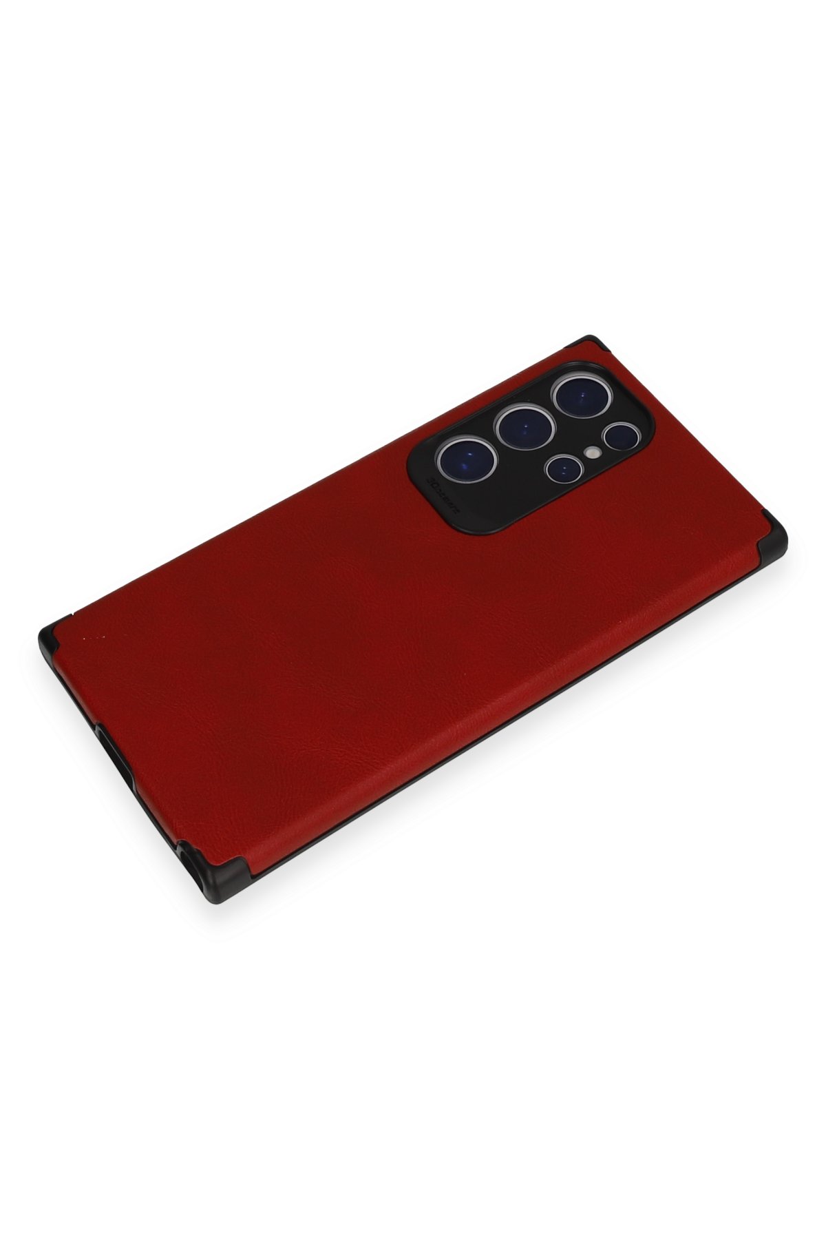 Newface Samsung Galaxy S24 Ultra Kılıf Pars Lens Yüzüklü Silikon - Gold