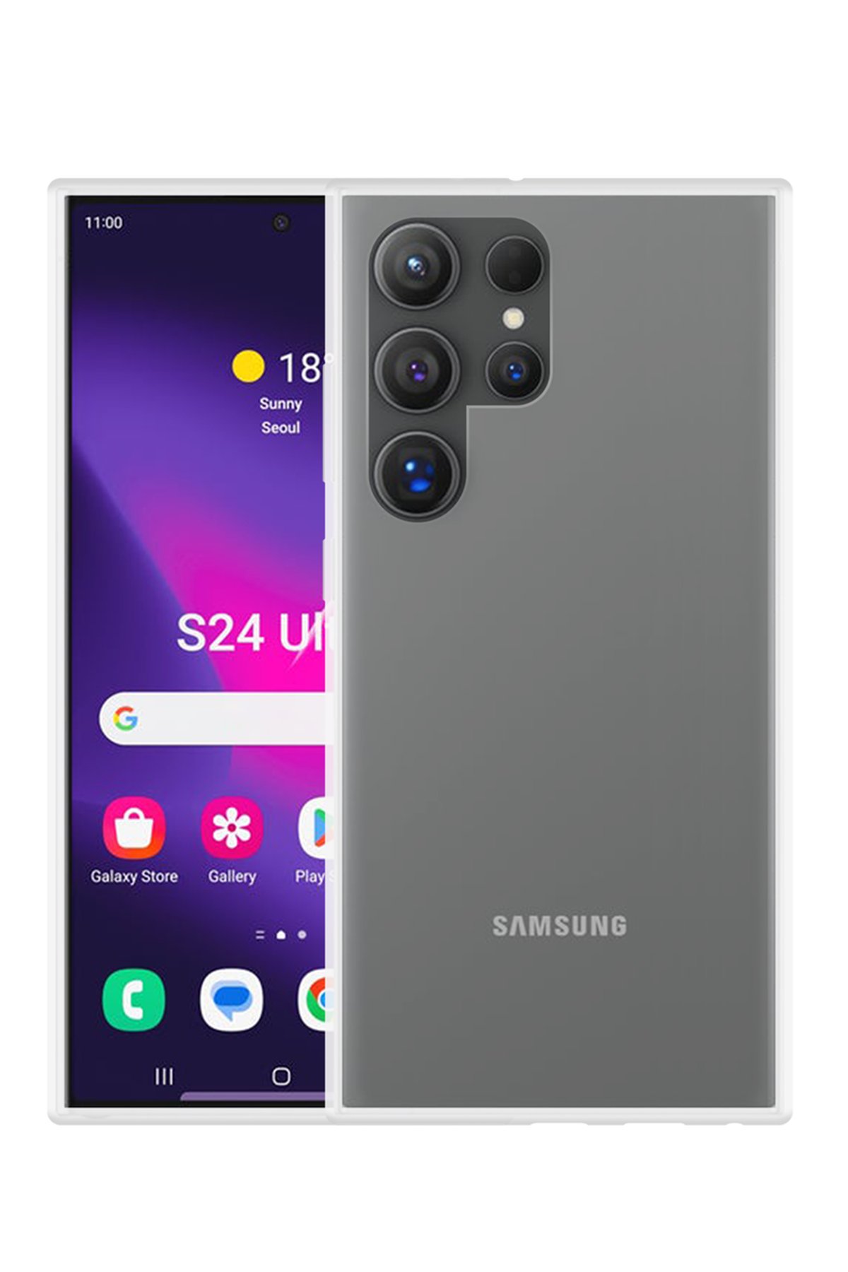 Newface Samsung Galaxy S24 Ultra Kılıf Boyi Magsafe Silikon Kapak - Siyah