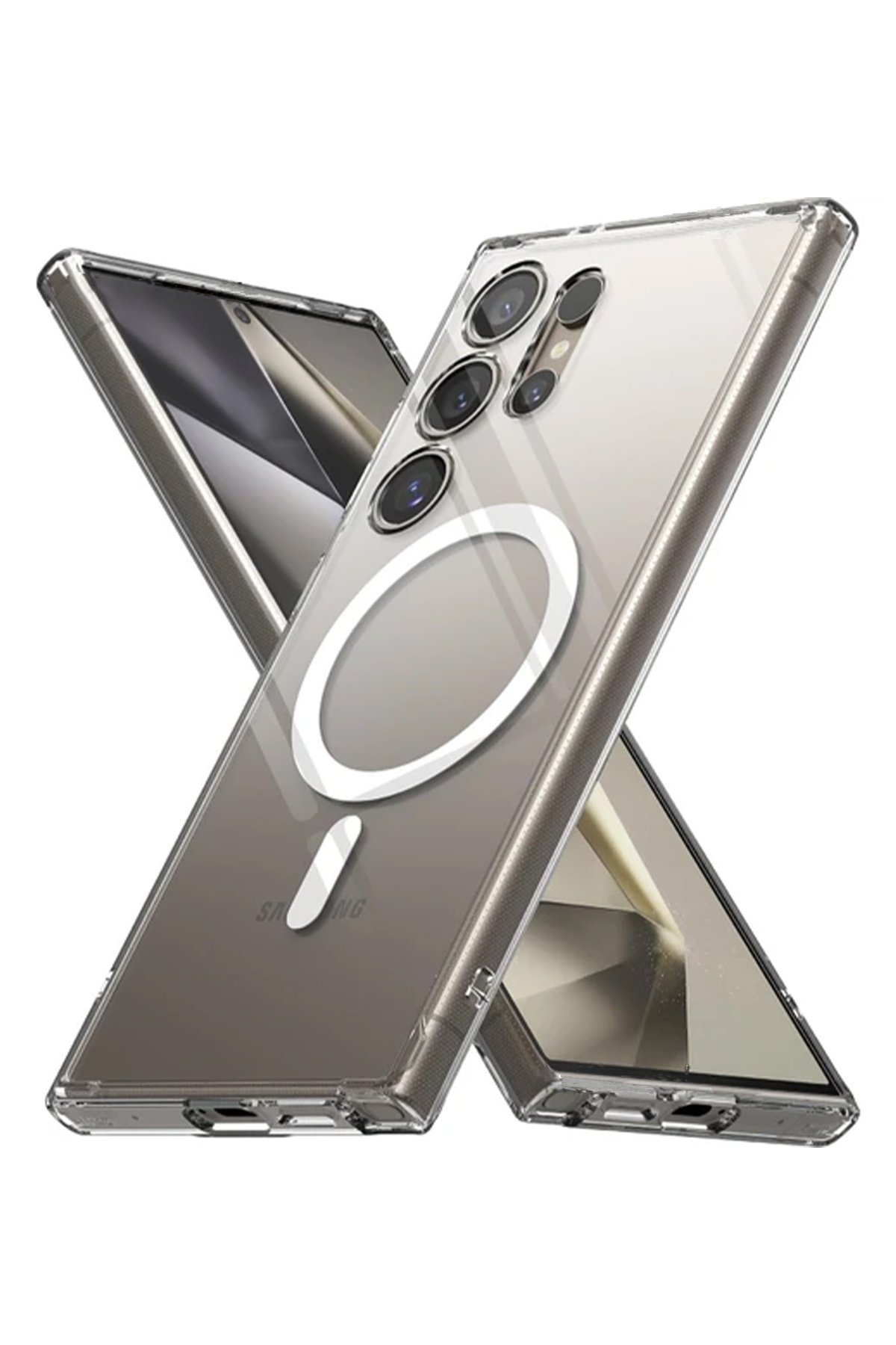 Newface Samsung Galaxy S24 Ultra Kılıf Mirror Desenli Kapak - Mirror - 11