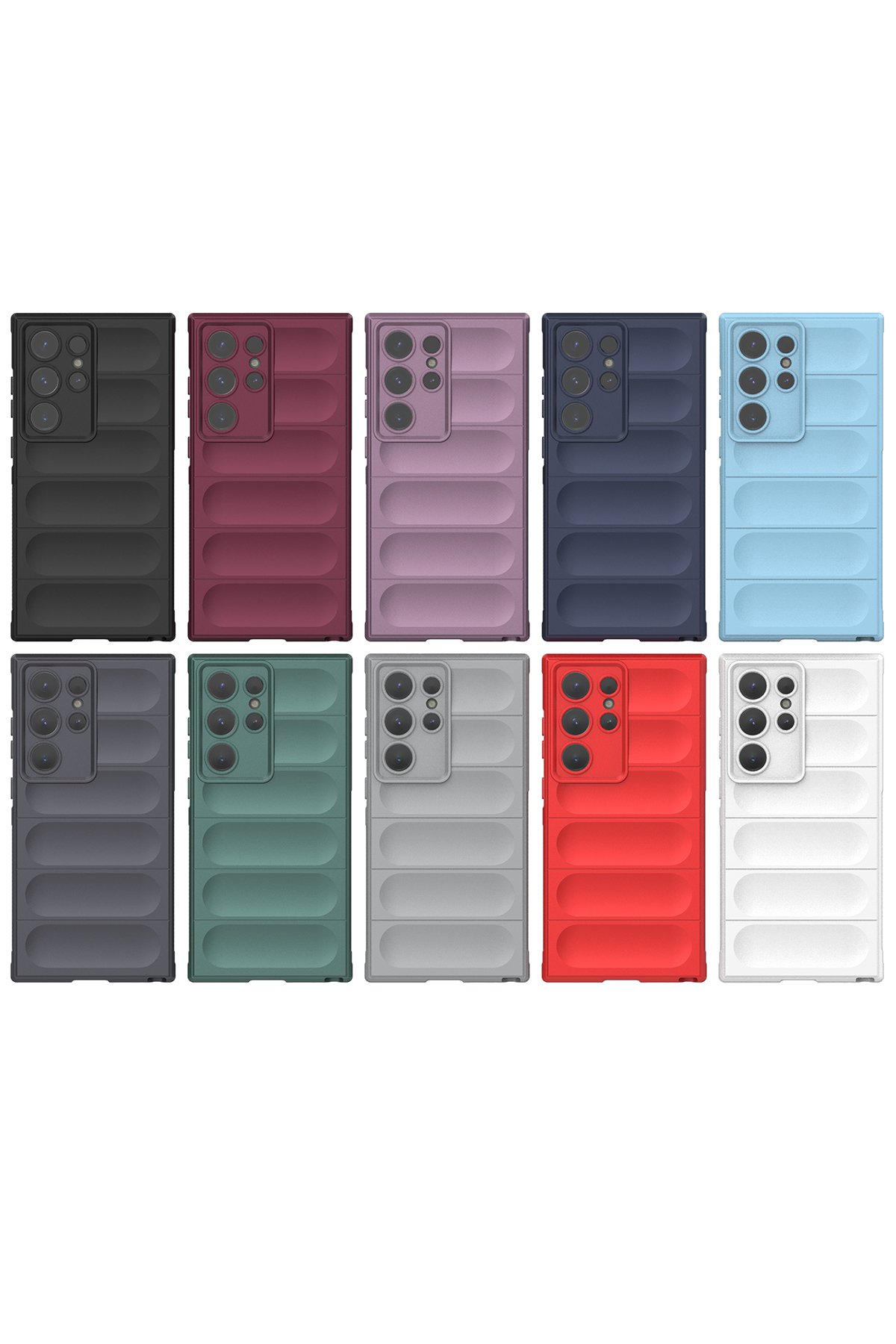Newface Samsung Galaxy S24 Ultra Kılıf Reflexion Desenli Kapak - Desen 4