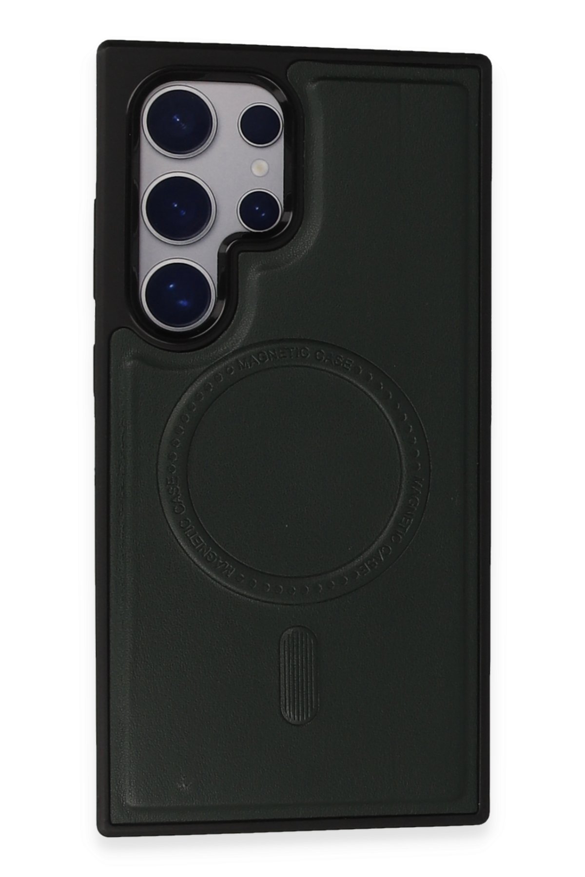 Newface Samsung Galaxy S24 Ultra Kılıf Nano içi Kadife Silikon - Siyah
