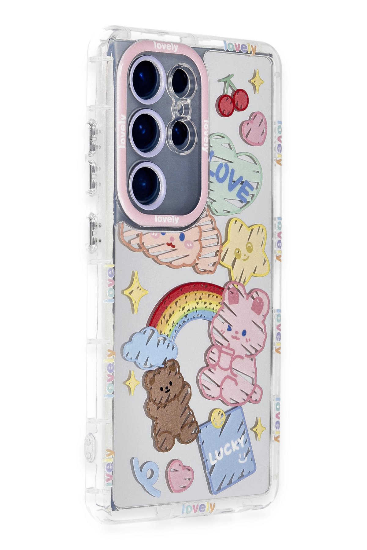 Newface Samsung Galaxy S24 Ultra Kılıf Kelvin Kartvizitli Silikon - Siyah