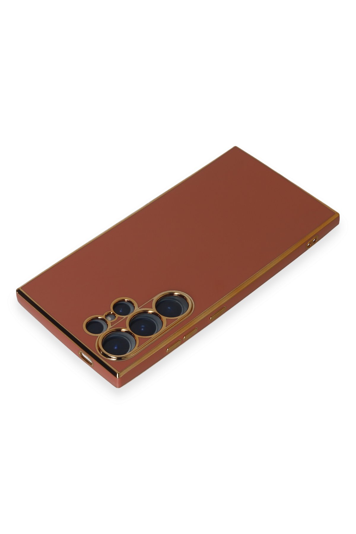 Newface Samsung Galaxy S24 Ultra Kılıf Trend S Plus Kapaklı Kılıf - Taba