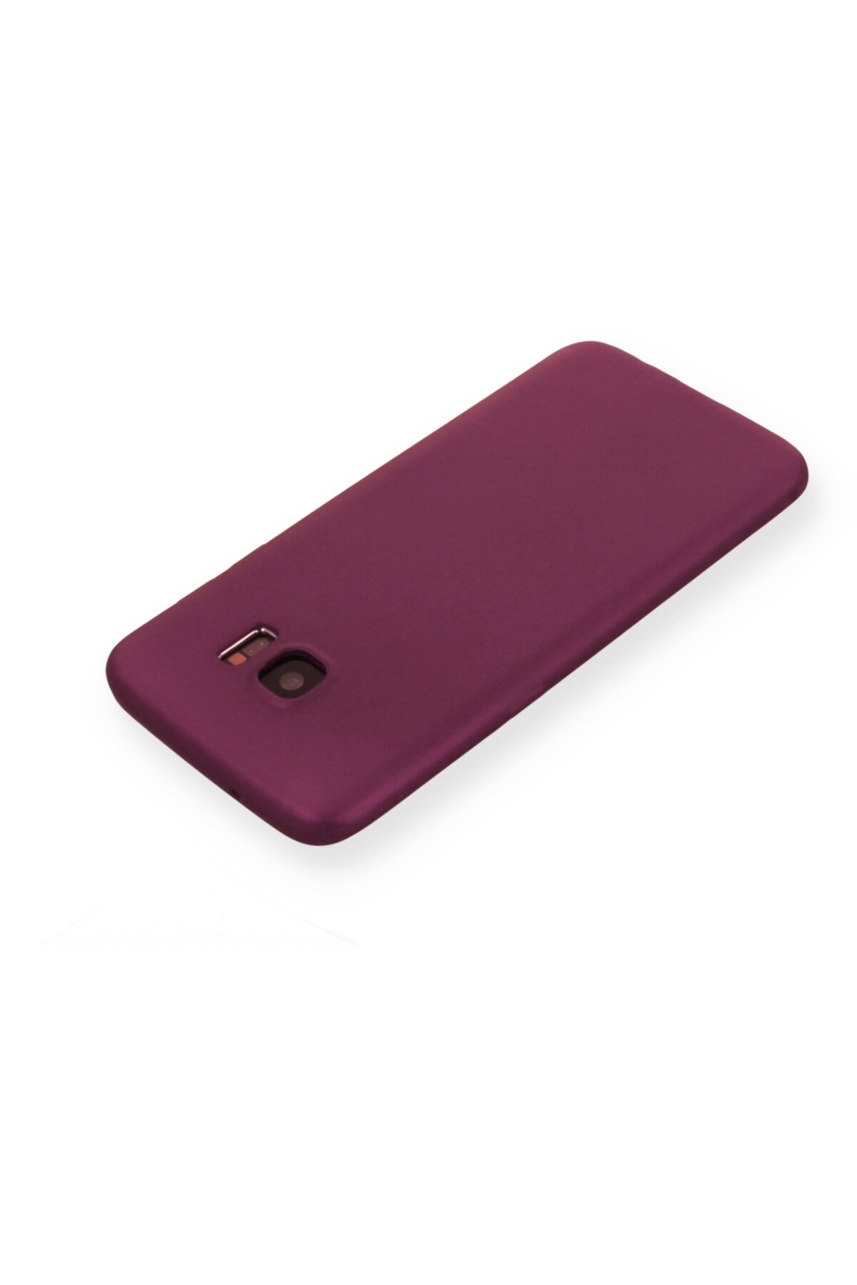 Newface Samsung Galaxy S7 Kılıf Simli Katmanlı Silikon - Kırmızı