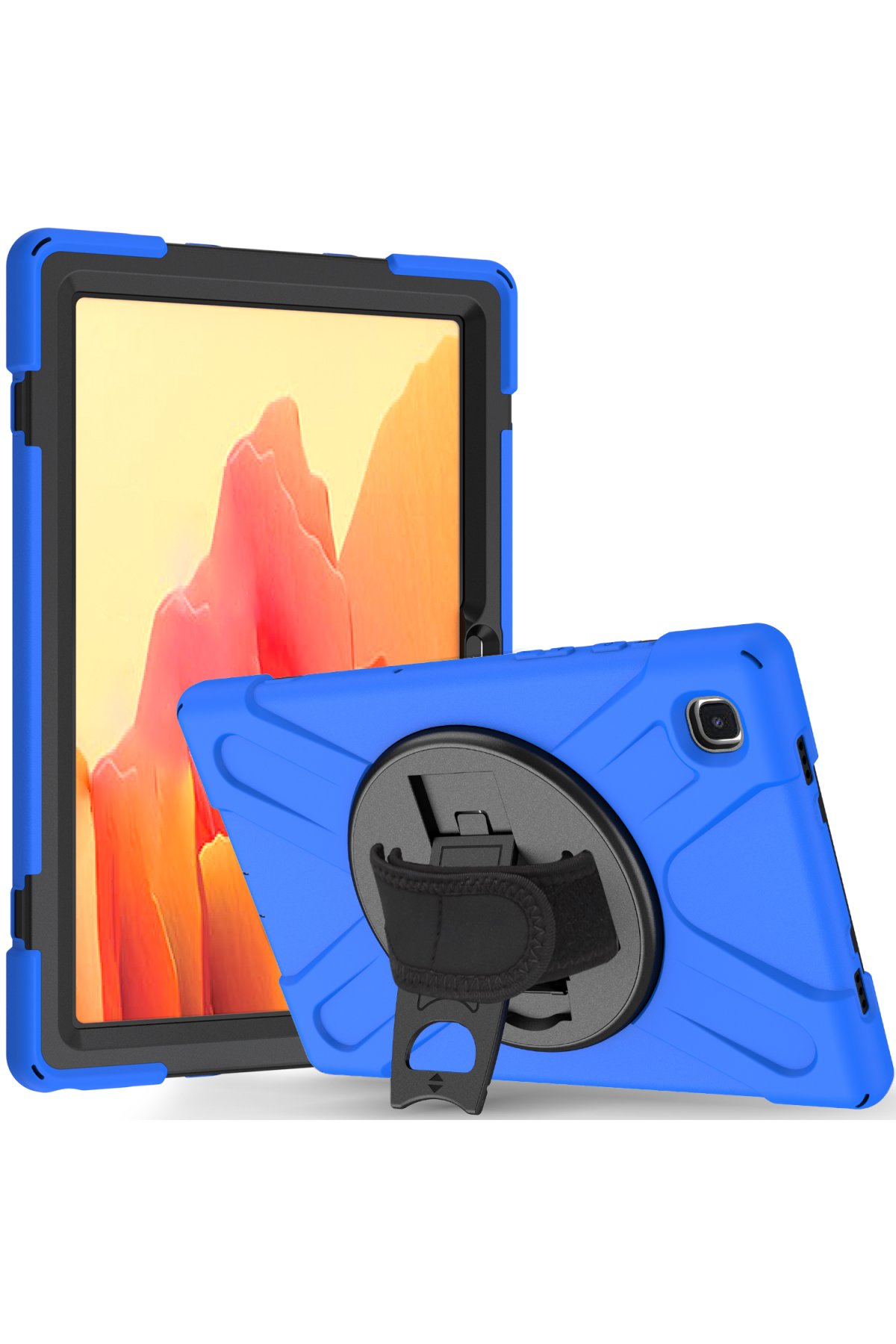 Newface Samsung Galaxy T220 Tab A7 Lite 8.7 Kılıf Like Stantlı Tablet Silikon - Mor