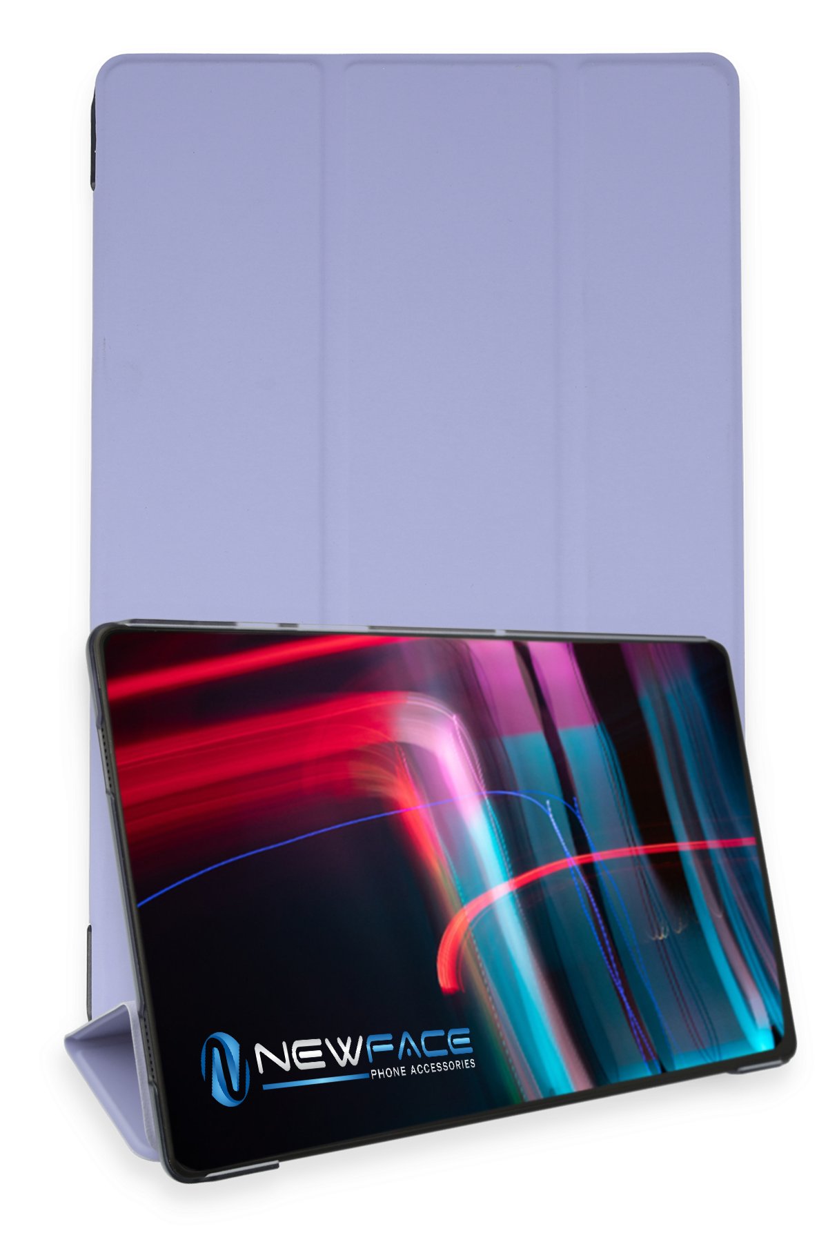 Newface Samsung Galaxy T220 Tab A7 Lite 8.7 Kılıf Like Stantlı Tablet Silikon - Mavi