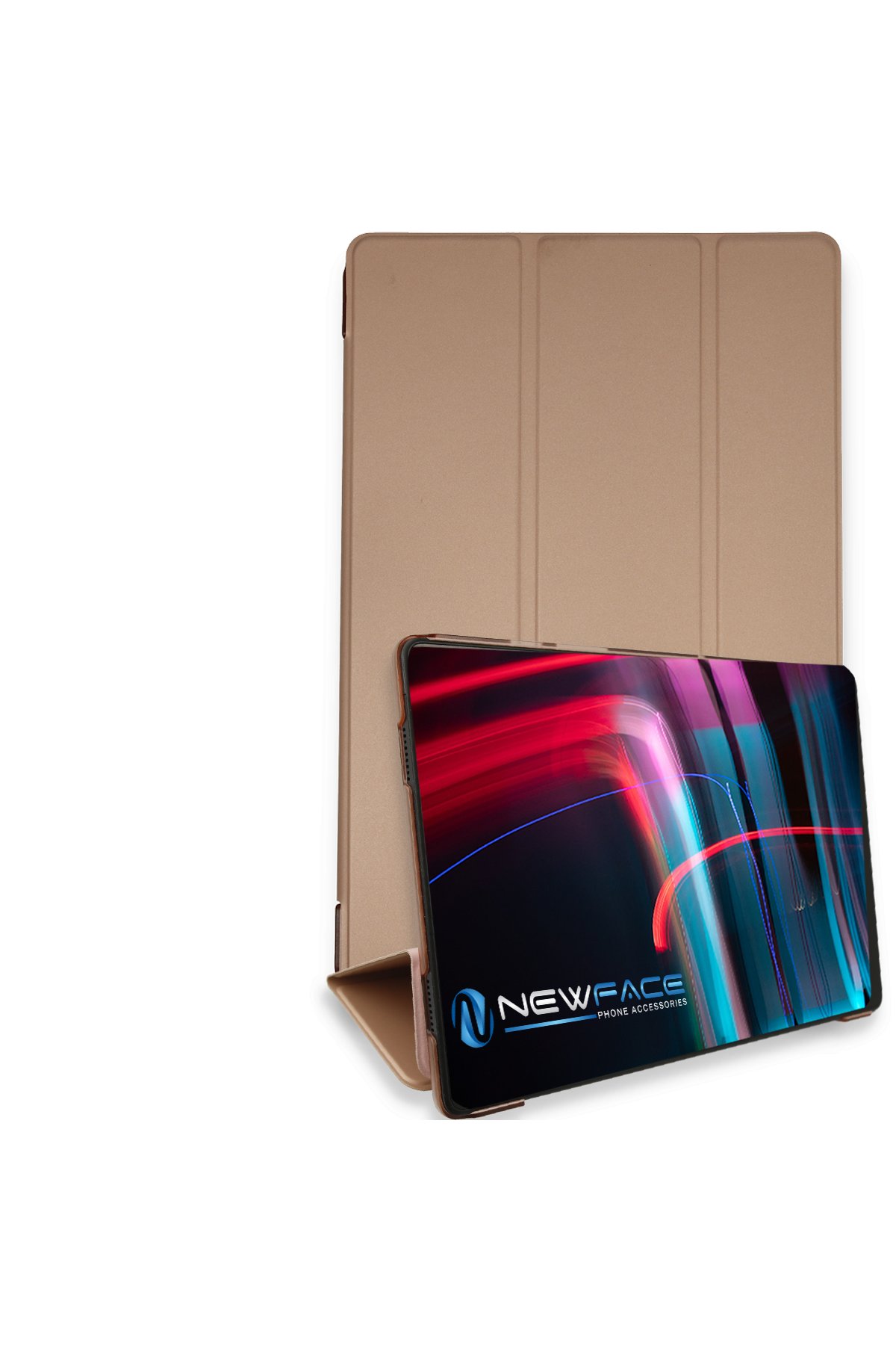 Newface Samsung Galaxy T220 Tab A7 Lite 8.7 Kılıf Tablet Smart Kılıf - Lacivert
