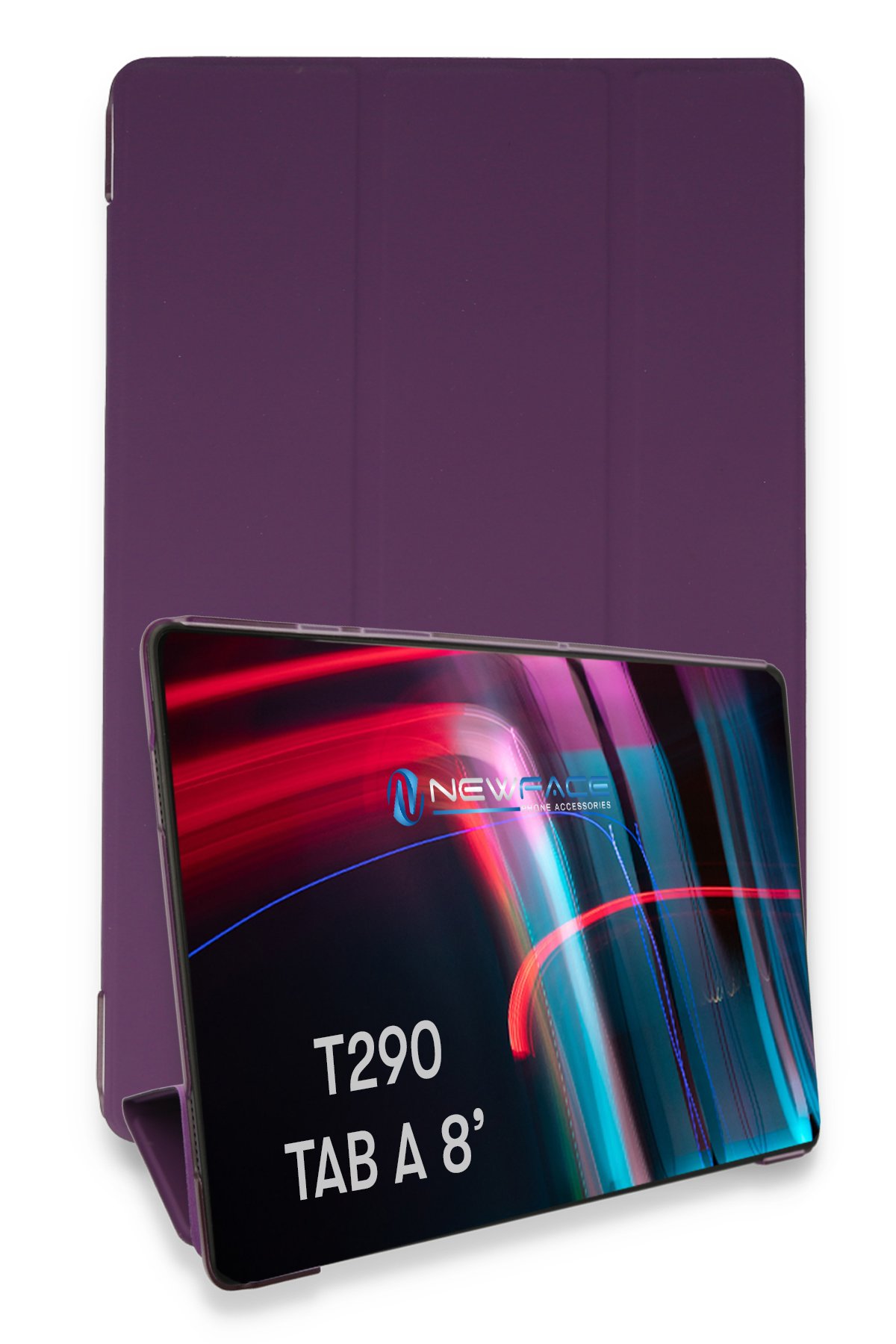 Newface Samsung Galaxy T290 Tab A 8 Kılıf Griffin Tablet Kapak - Kırmızı