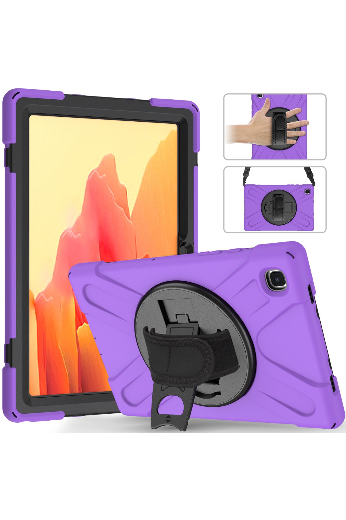 Newface Samsung Galaxy T500 Tab A7 10.4 Kılıf Tablet Smart Kılıf - Siyah