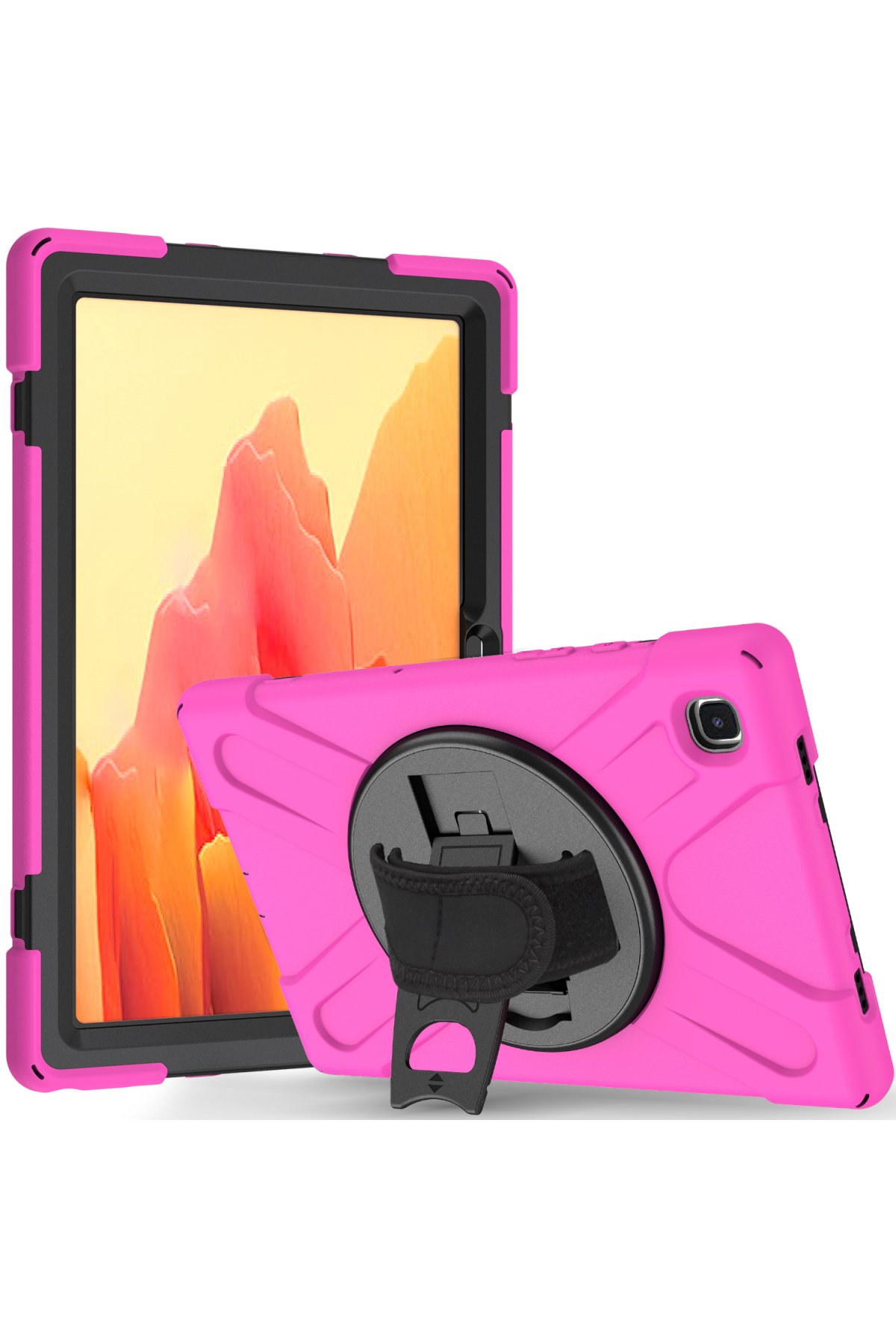 Newface Samsung Galaxy T500 Tab A7 10.4 Kılıf Like Stantlı Tablet Silikon - Yeşil