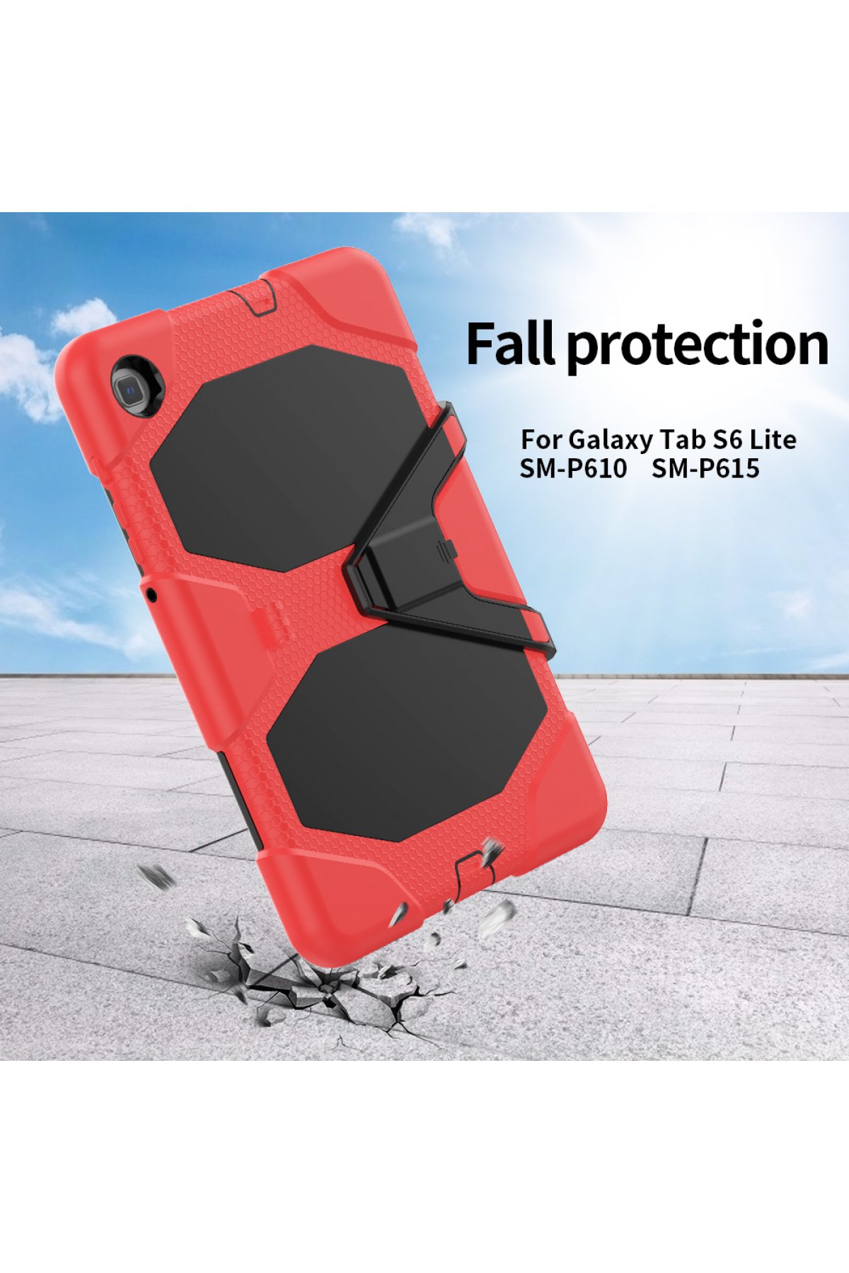 Newface Samsung Galaxy T500 Tab A7 10.4 Kılıf Griffin Tablet Kapak - Kamuflaj