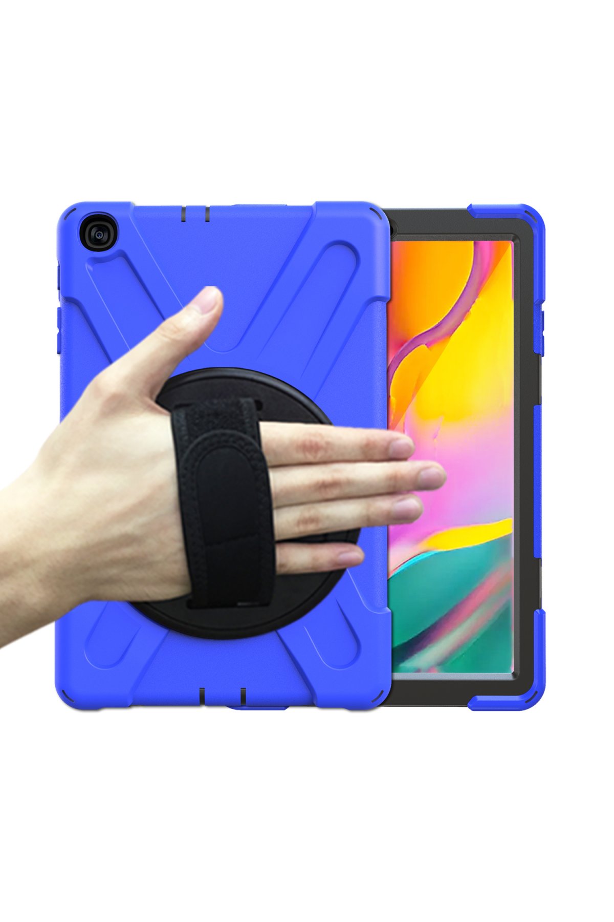 Newface Samsung Galaxy T510 Tab A 10.1 Kılıf Like Stantlı Tablet Silikon - Yeşil