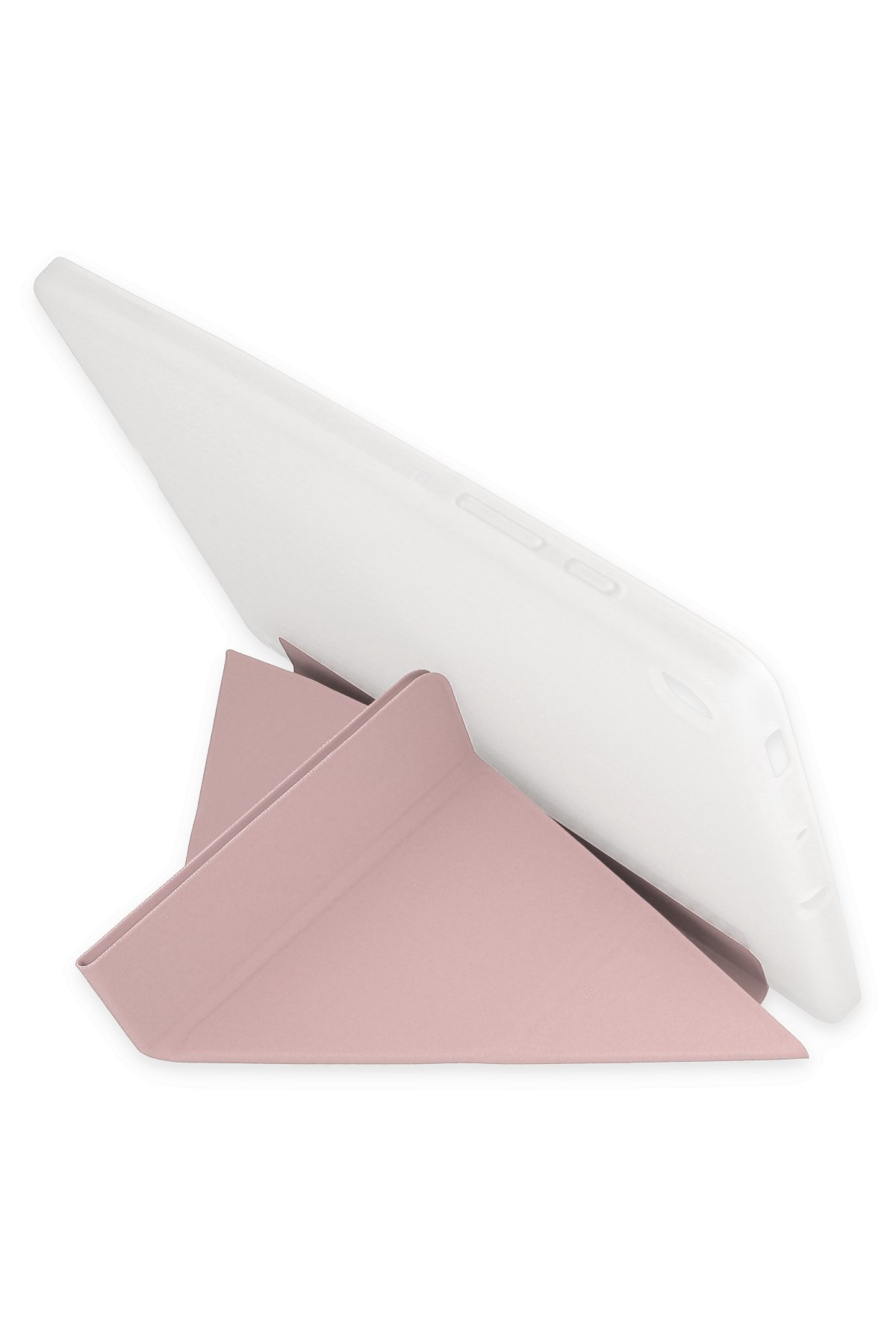 Newface Samsung Galaxy T737 Tab S7 FE 12.4 Kılıf 360 Tablet Deri Kılıf - Pembe