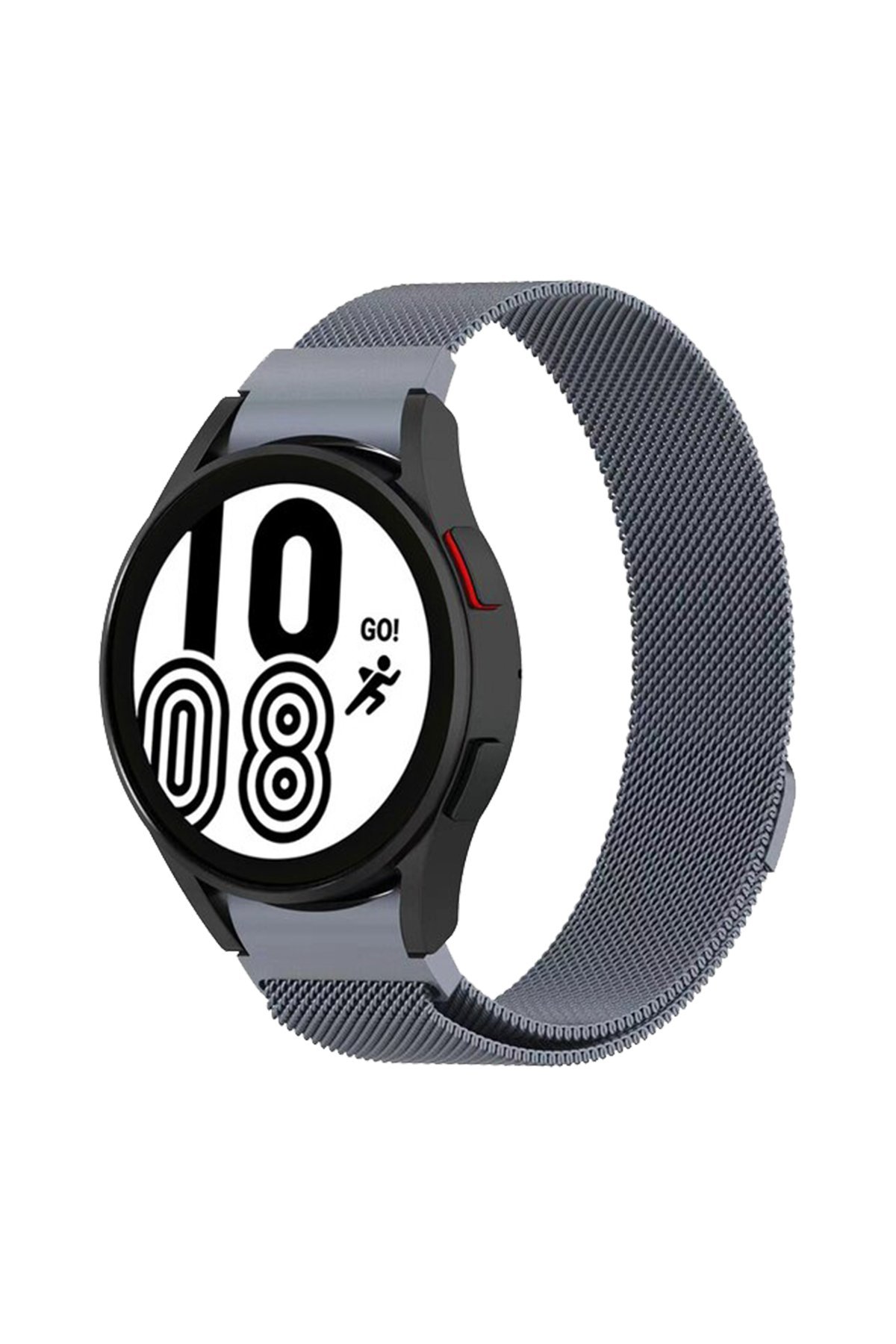 Newface Samsung Galaxy Watch 5 Pro Hasırlı Cırtcırtlı Kordon - Turkuaz