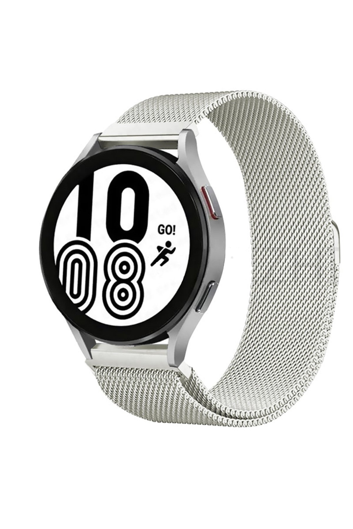 Newface Samsung Galaxy Watch 5 Pro Klasik Kordon - Kırmızı