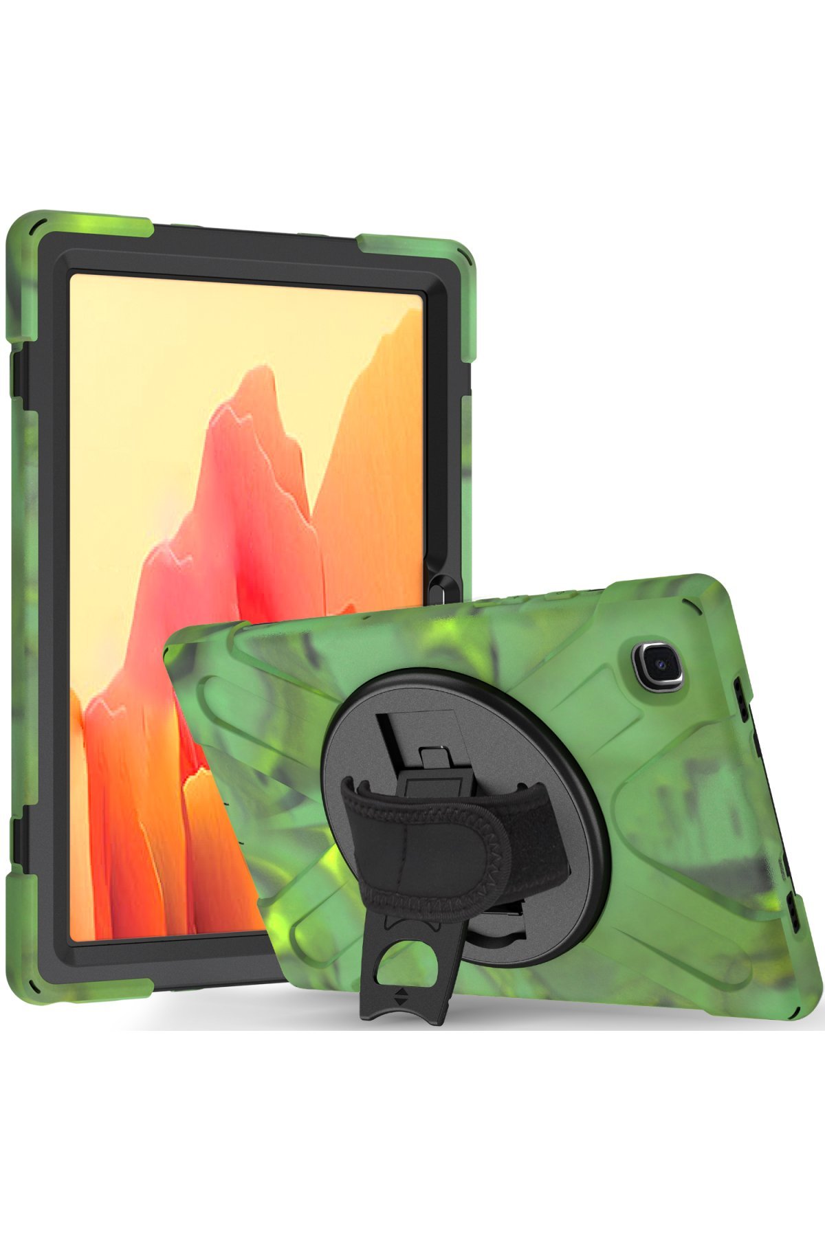 Newface Samsung Galaxy X200 Tab A8 10.5 Kılıf Tablet Smart Kılıf - Kırmızı