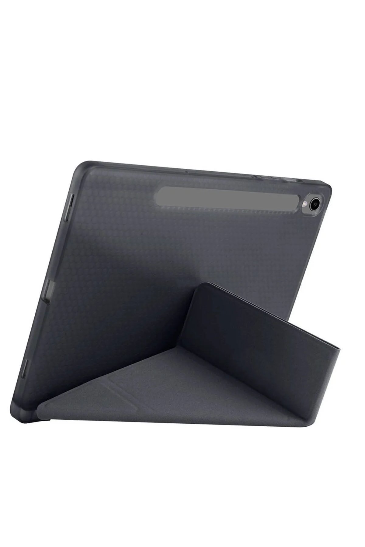Newface Samsung Galaxy X510 Tab S9 FE 11 Kılıf Kalemlikli Mars Tablet Kılıfı - Kırmızı