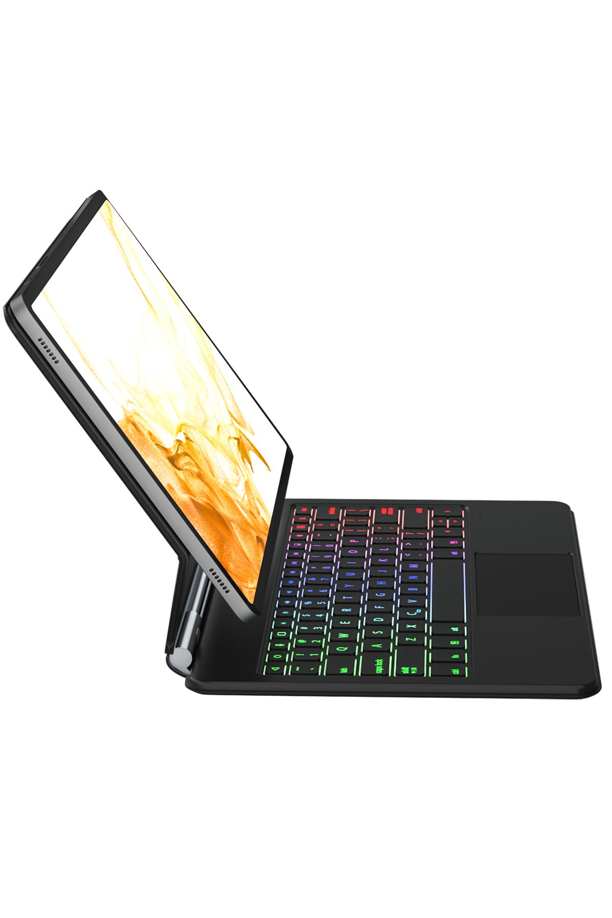 Newface Samsung Galaxy X610 Tab S9 FE Plus 12.4 Kılıf Amazing Tablet Kapak - Siyah