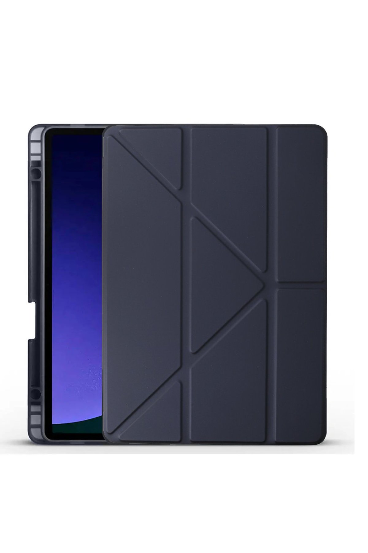 Newface Samsung Galaxy X610 Tab S9 FE Plus 12.4 Kılıf Kalemlikli Mars Tablet Kılıfı - Kırmızı