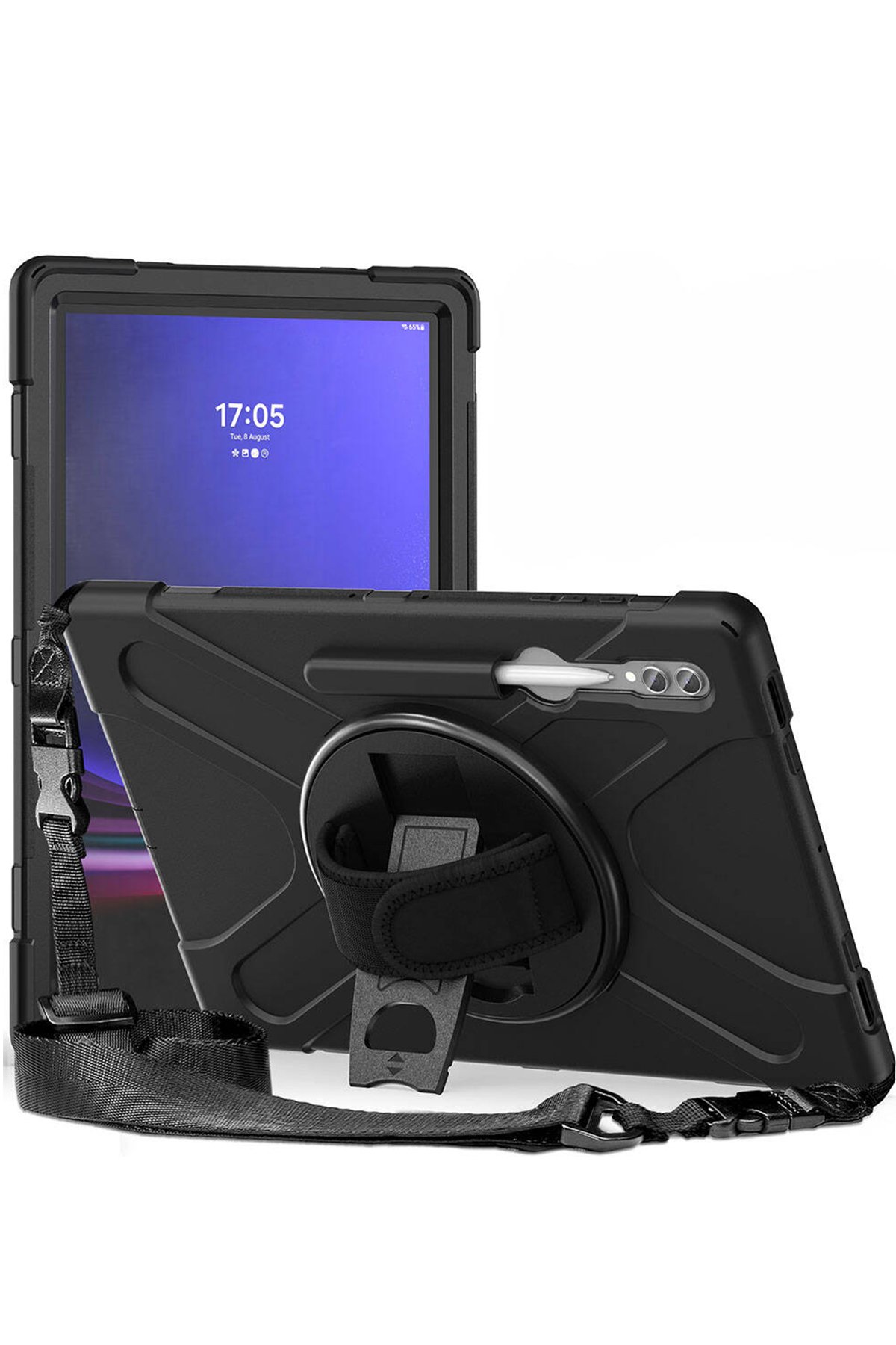 Newface Samsung Galaxy X910 Tab S9 Ultra 14.6 Kılıf KC01 Smart Klavyeli Tablet Kılıfı - Siyah