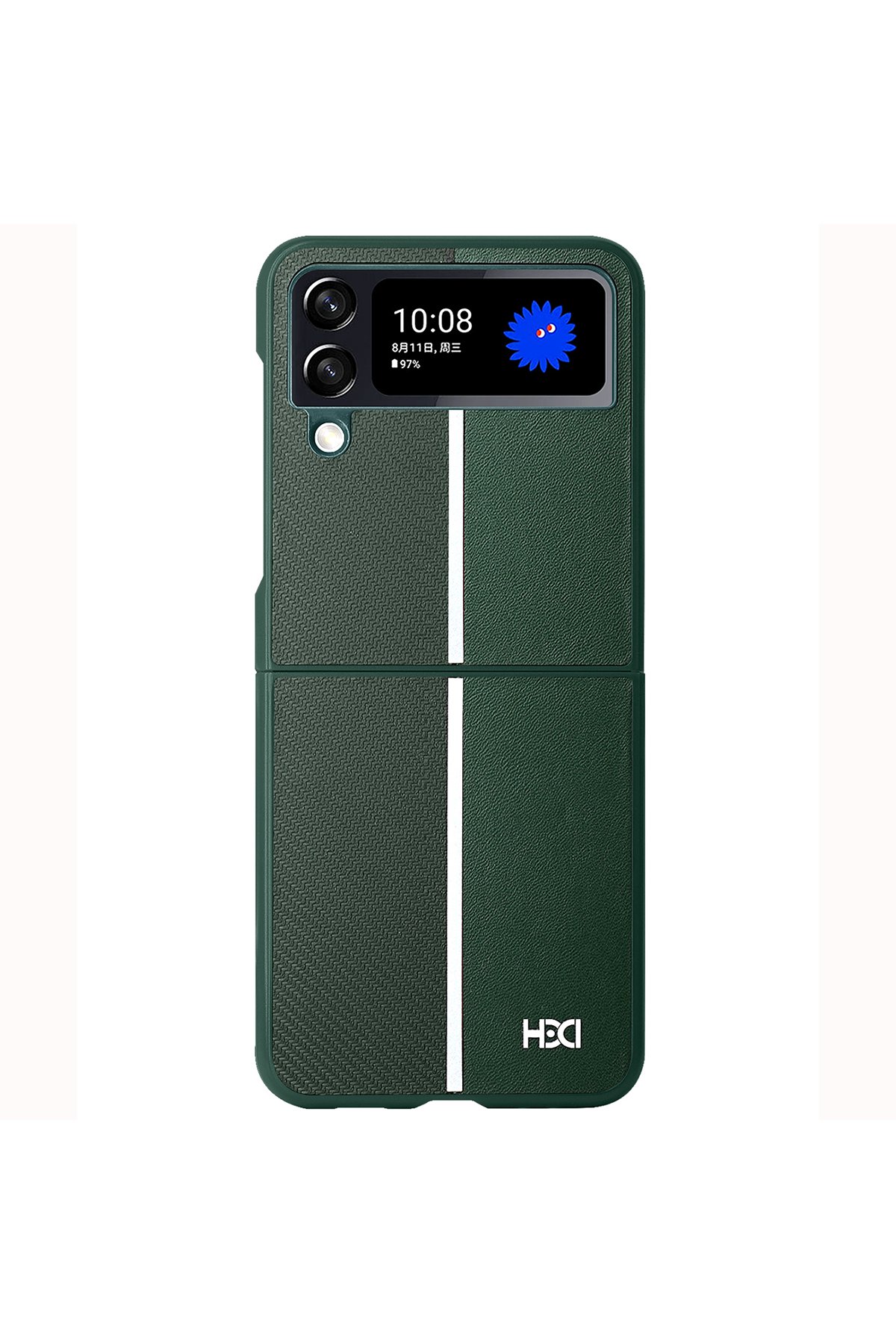 HDD Samsung Galaxy Z Flip 4 Kılıf HBC-156 Forum Magneticsafe Kapak - Kahverengi
