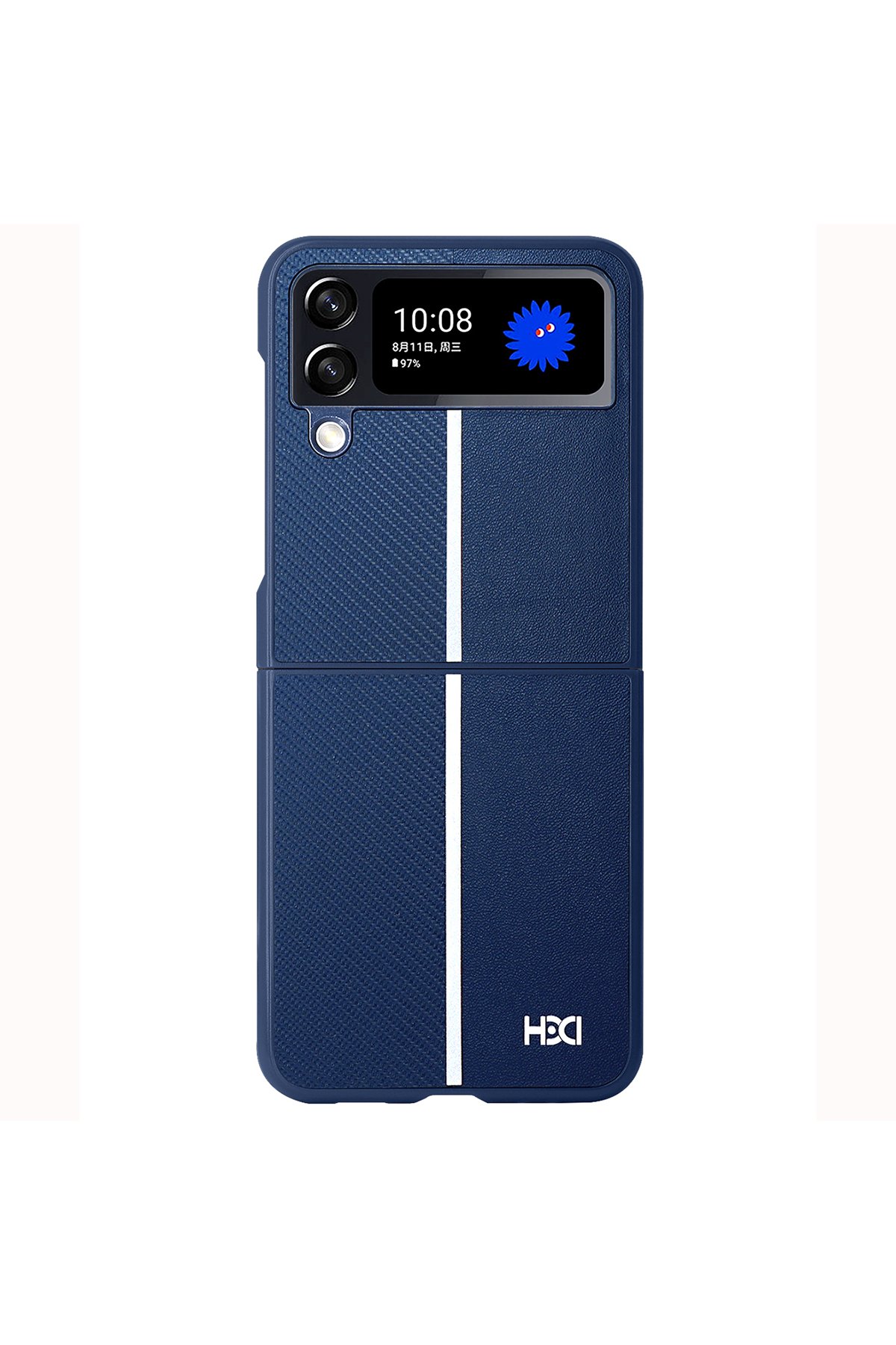 HDD Samsung Galaxy Z Flip 4 Kılıf HBC-156 Forum Magneticsafe Kapak - Koyu Yeşil