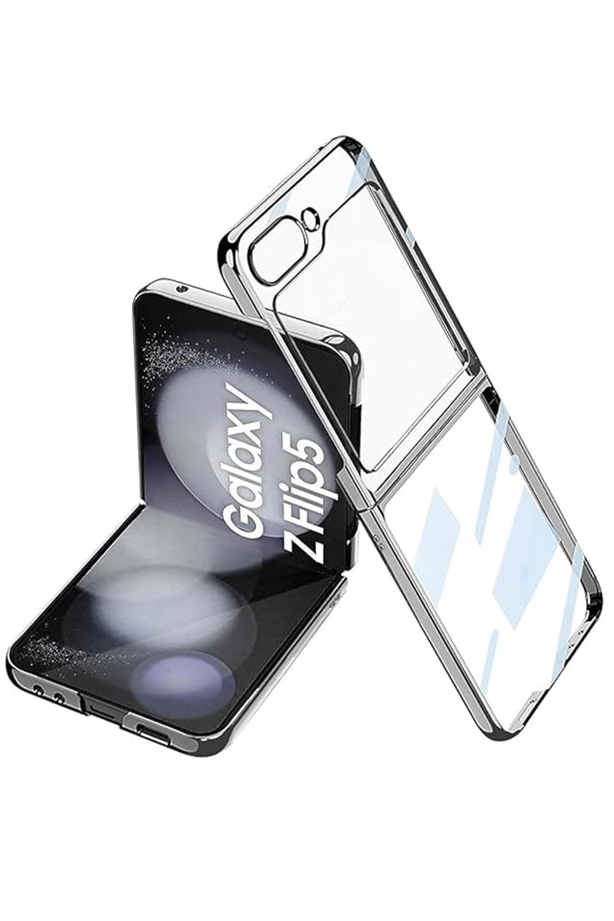Newface Samsung Galaxy Z Flip 5 Valdez Metal Kamera Lens - Siyah