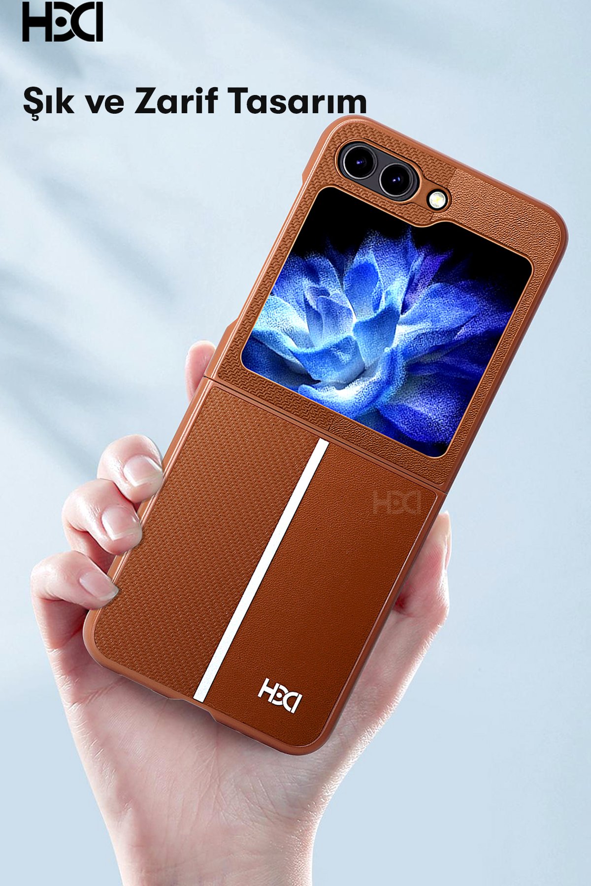 HDD Samsung Galaxy Z Flip 5 Kılıf HBC-155 Lizbon Kapak - Lacivert