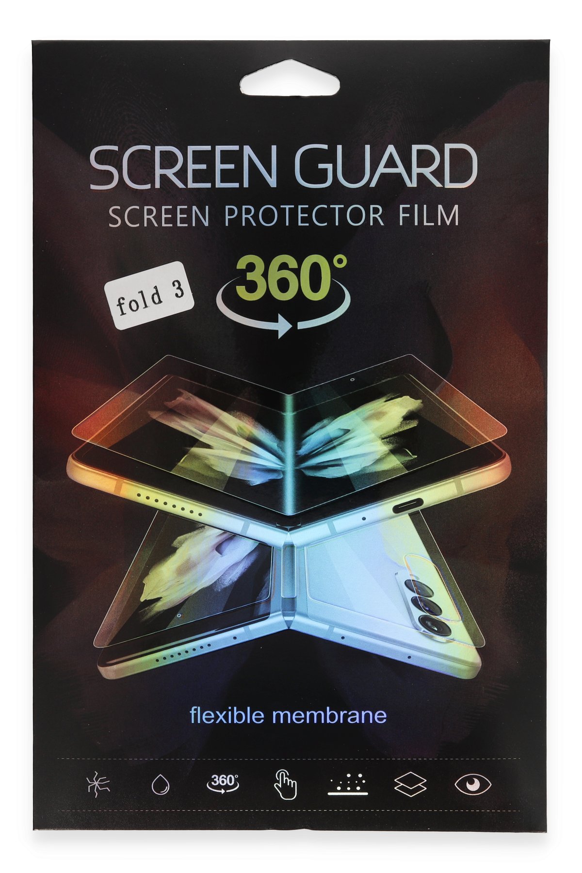 Newface Samsung Galaxy Z Fold 3 Kılıf Fold Element Kapak - Gold