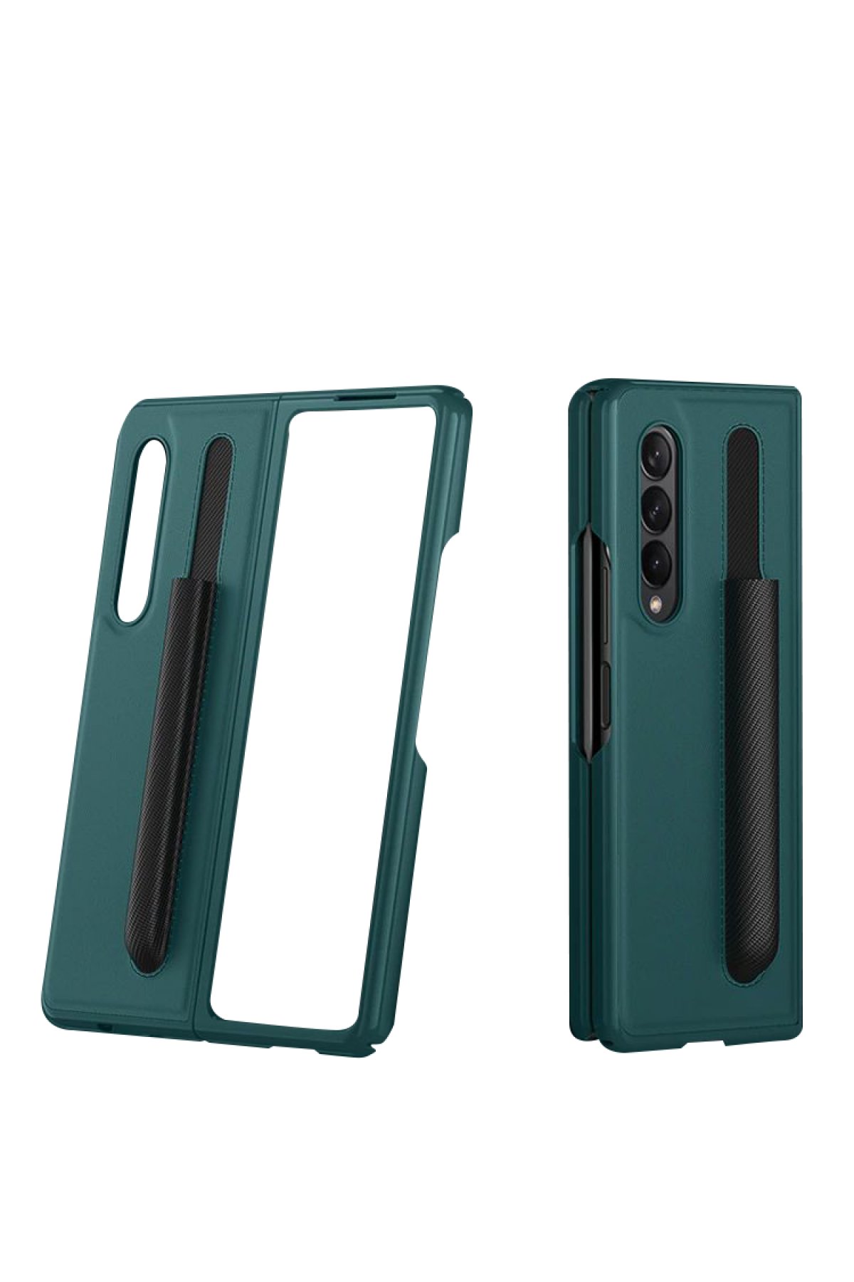 Newface Samsung Galaxy Z Fold 3 Kılıf Fold Element Kapak - Siyah
