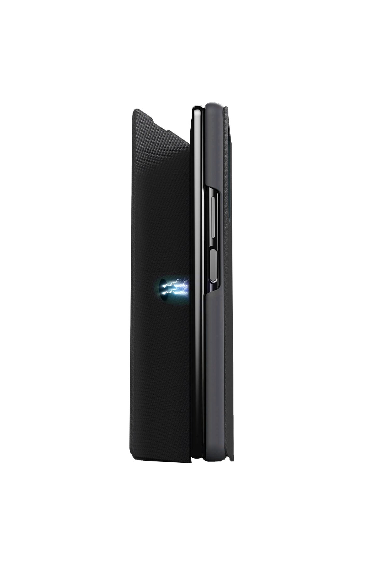 Newface Samsung Galaxy Z Fold 3 Kılıf Fold Element Kapak - Siyah